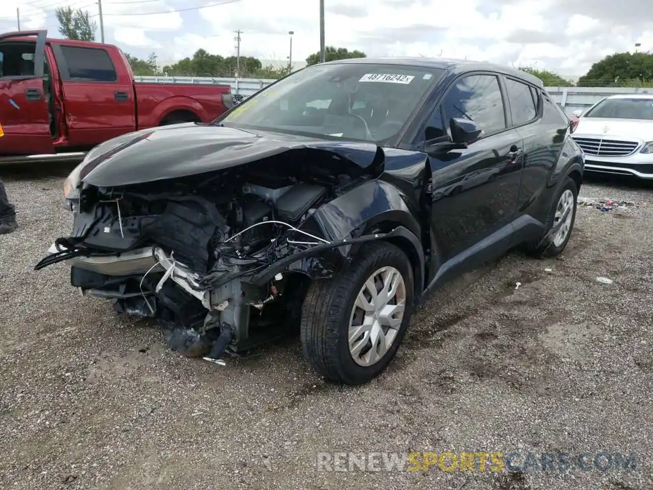 2 Photograph of a damaged car NMTKHMBX0KR076433 TOYOTA C-HR 2019