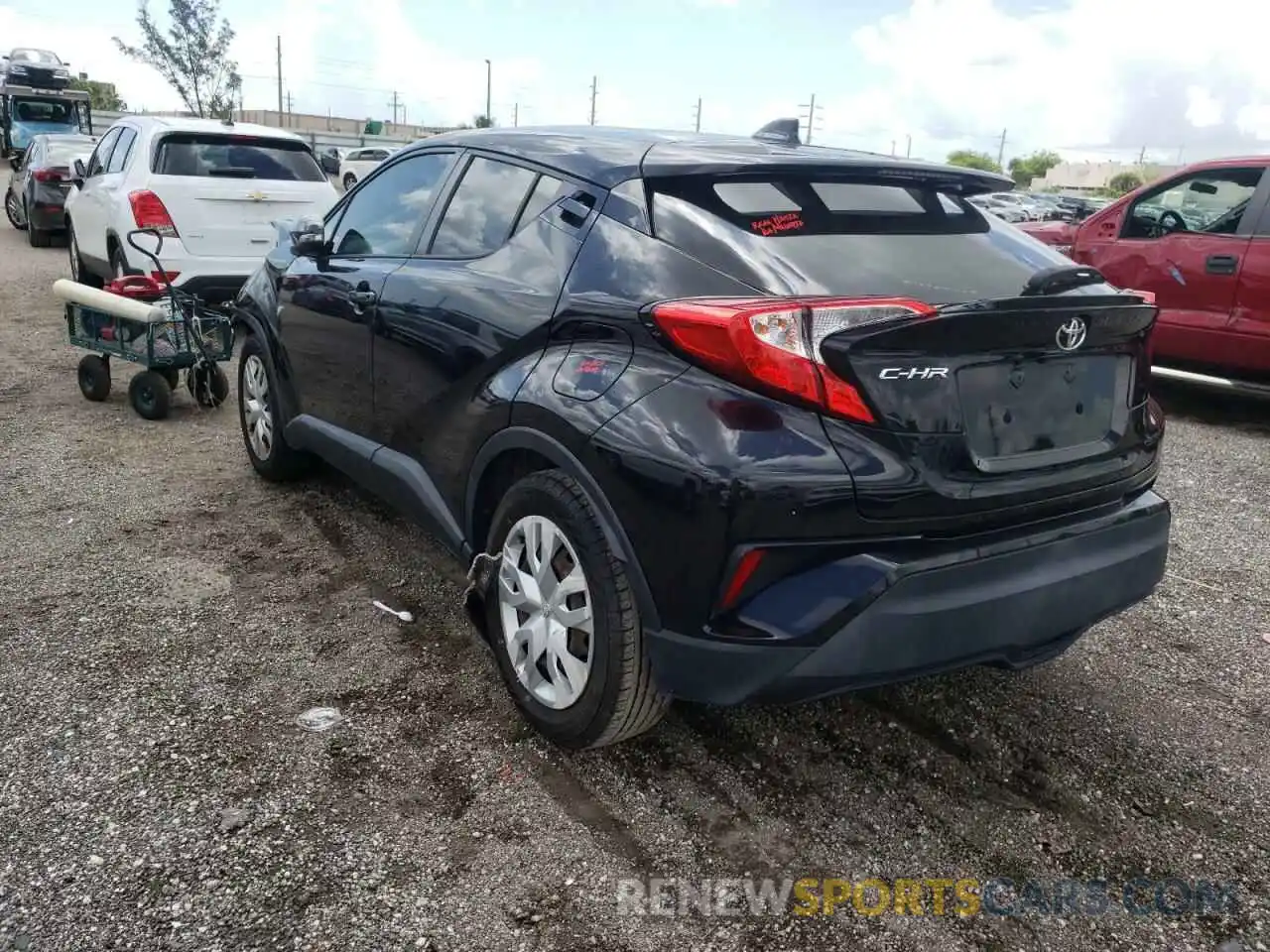 3 Photograph of a damaged car NMTKHMBX0KR076433 TOYOTA C-HR 2019