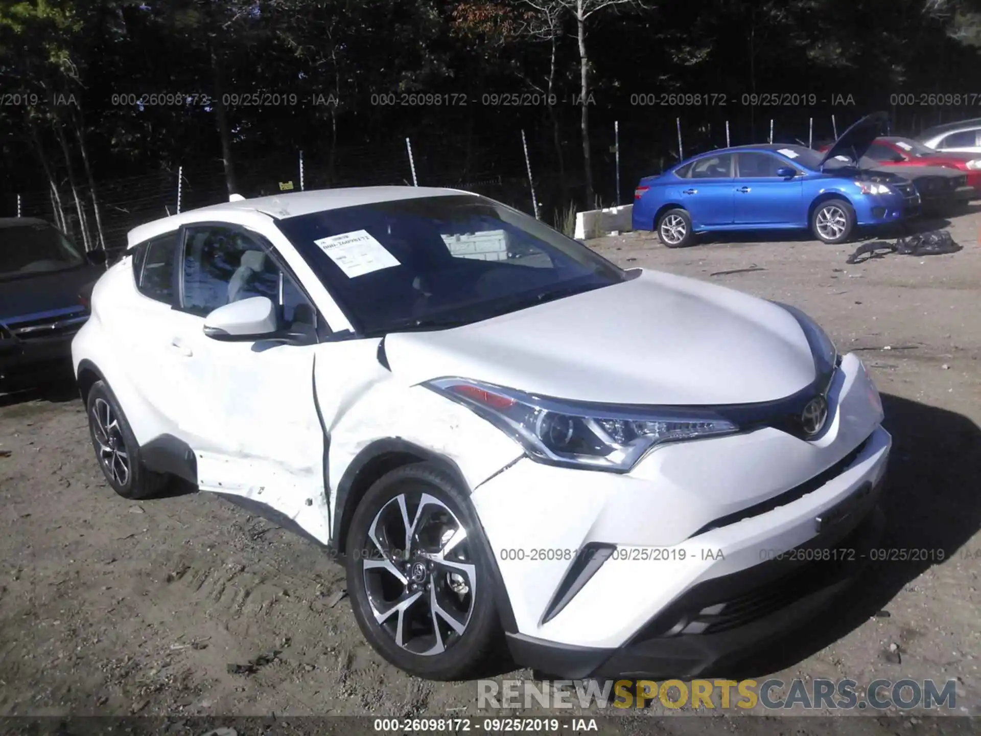 1 Photograph of a damaged car NMTKHMBX0KR076657 TOYOTA C-HR 2019