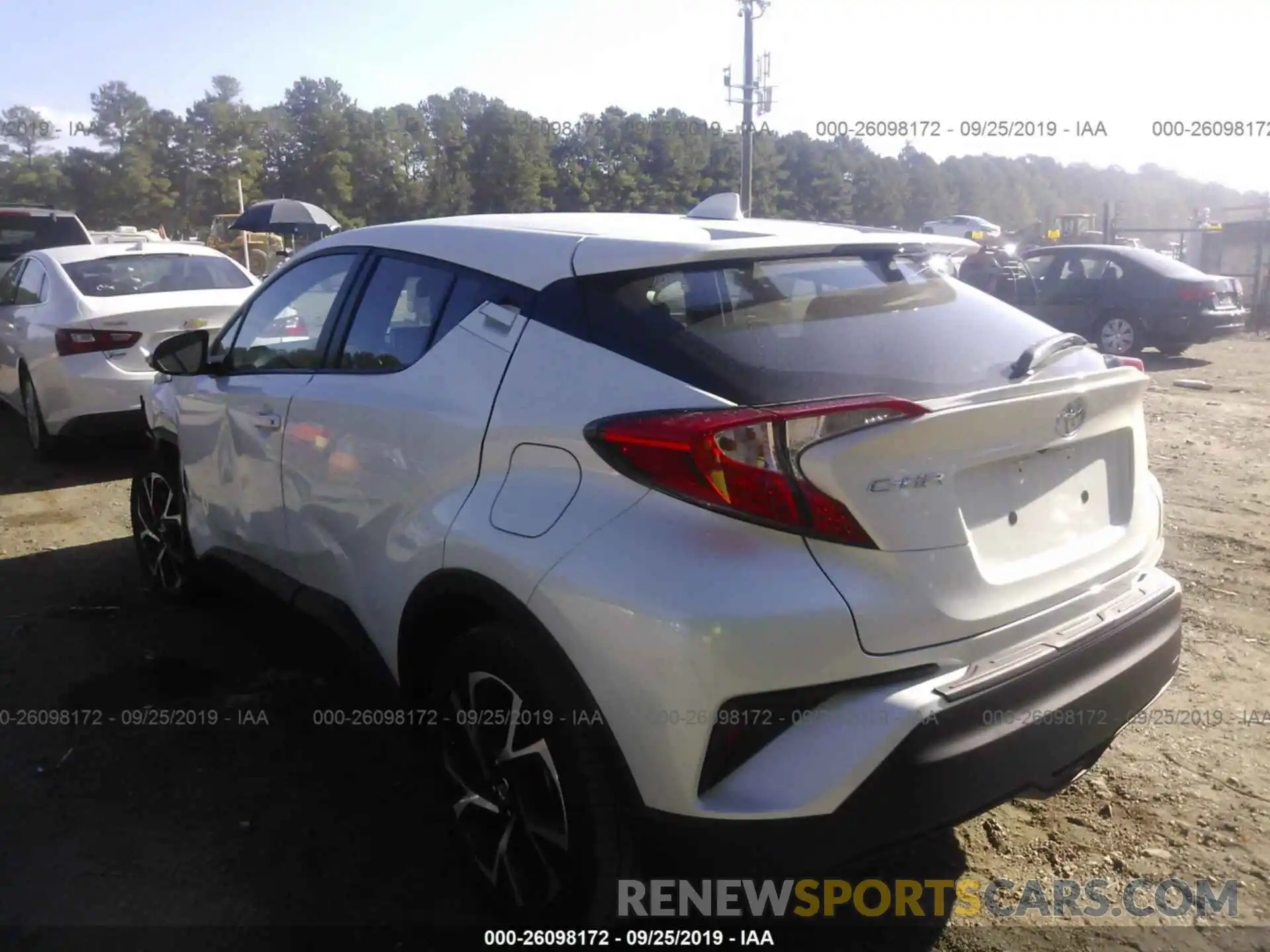 3 Photograph of a damaged car NMTKHMBX0KR076657 TOYOTA C-HR 2019