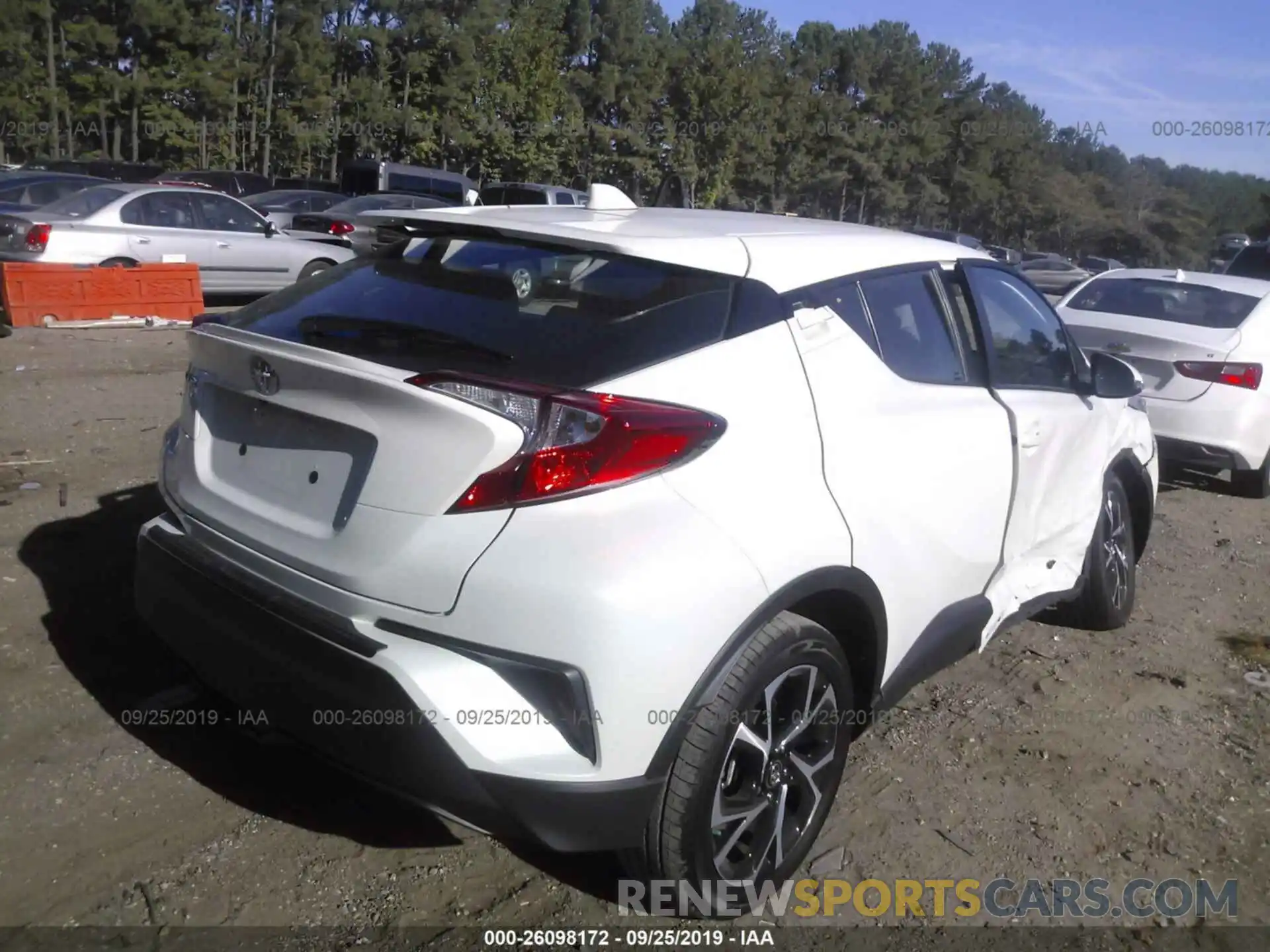 4 Photograph of a damaged car NMTKHMBX0KR076657 TOYOTA C-HR 2019