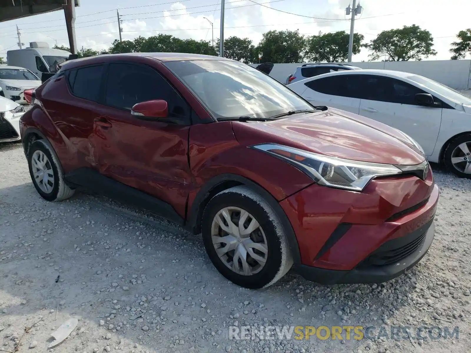 10 Фотография поврежденного автомобиля NMTKHMBX0KR076755 TOYOTA C-HR 2019