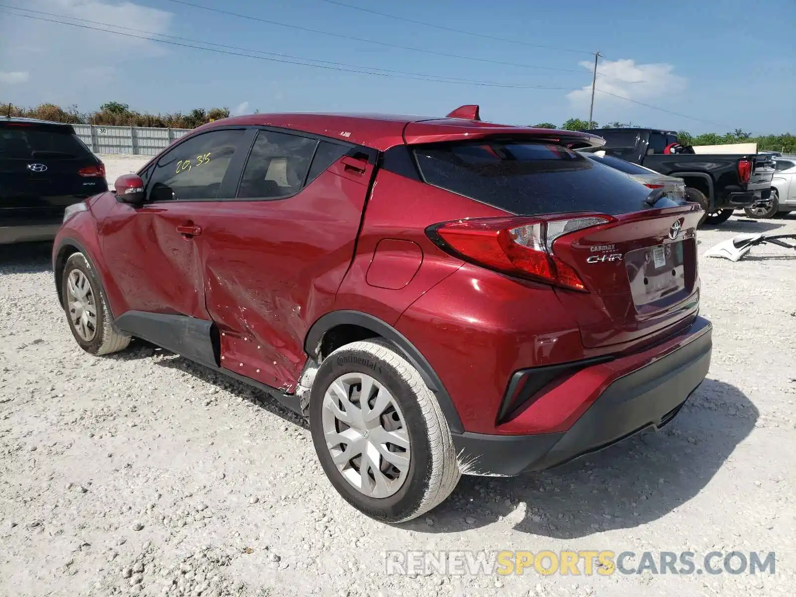 3 Photograph of a damaged car NMTKHMBX0KR076755 TOYOTA C-HR 2019