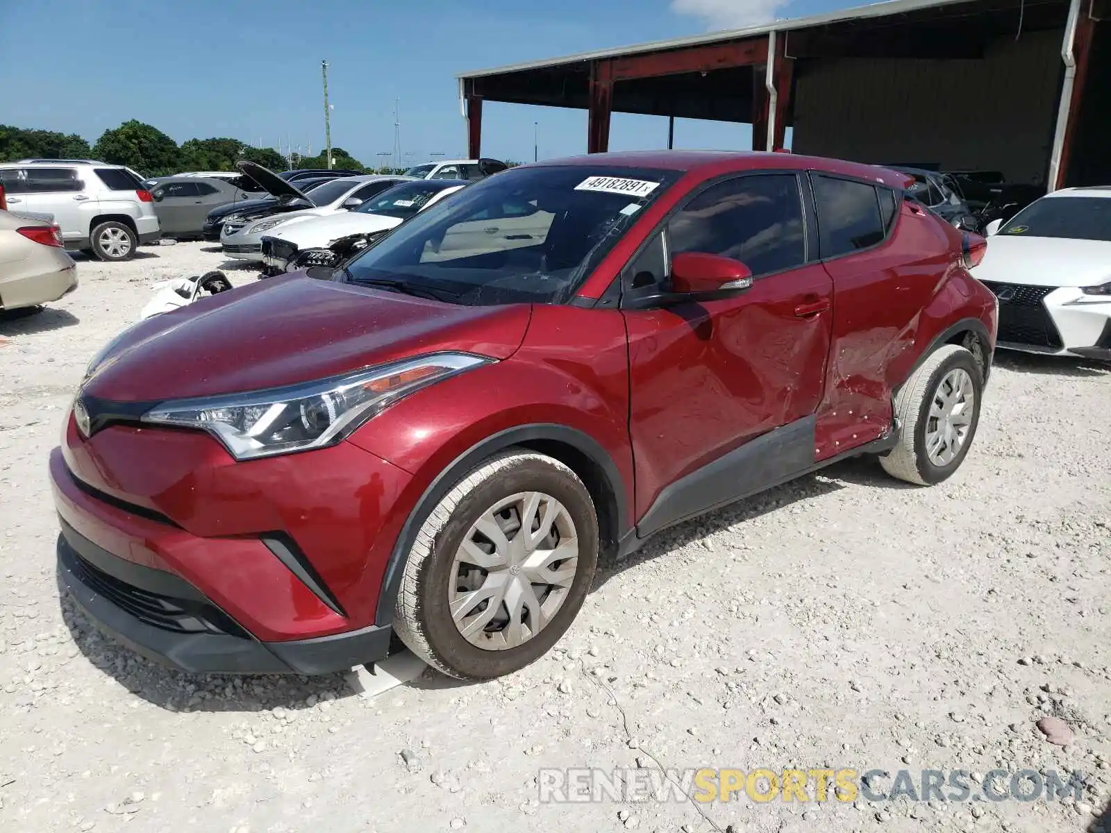 9 Фотография поврежденного автомобиля NMTKHMBX0KR076755 TOYOTA C-HR 2019