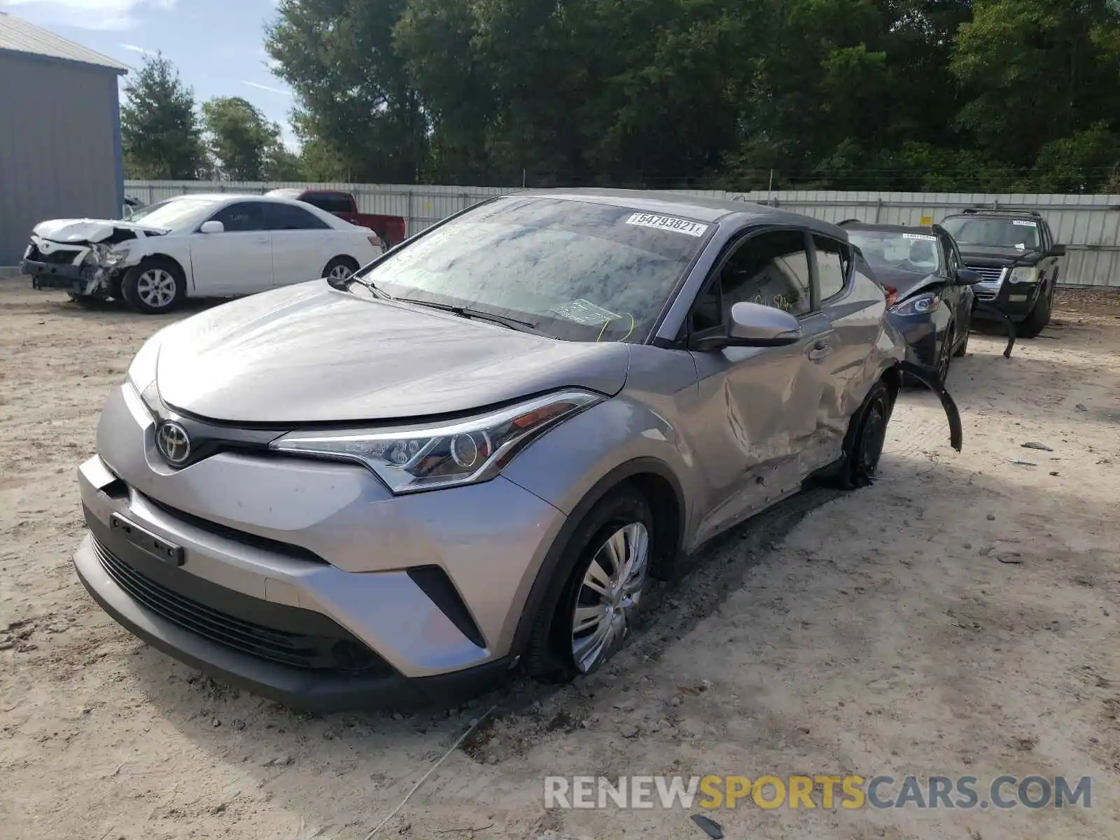 2 Фотография поврежденного автомобиля NMTKHMBX0KR076920 TOYOTA C-HR 2019