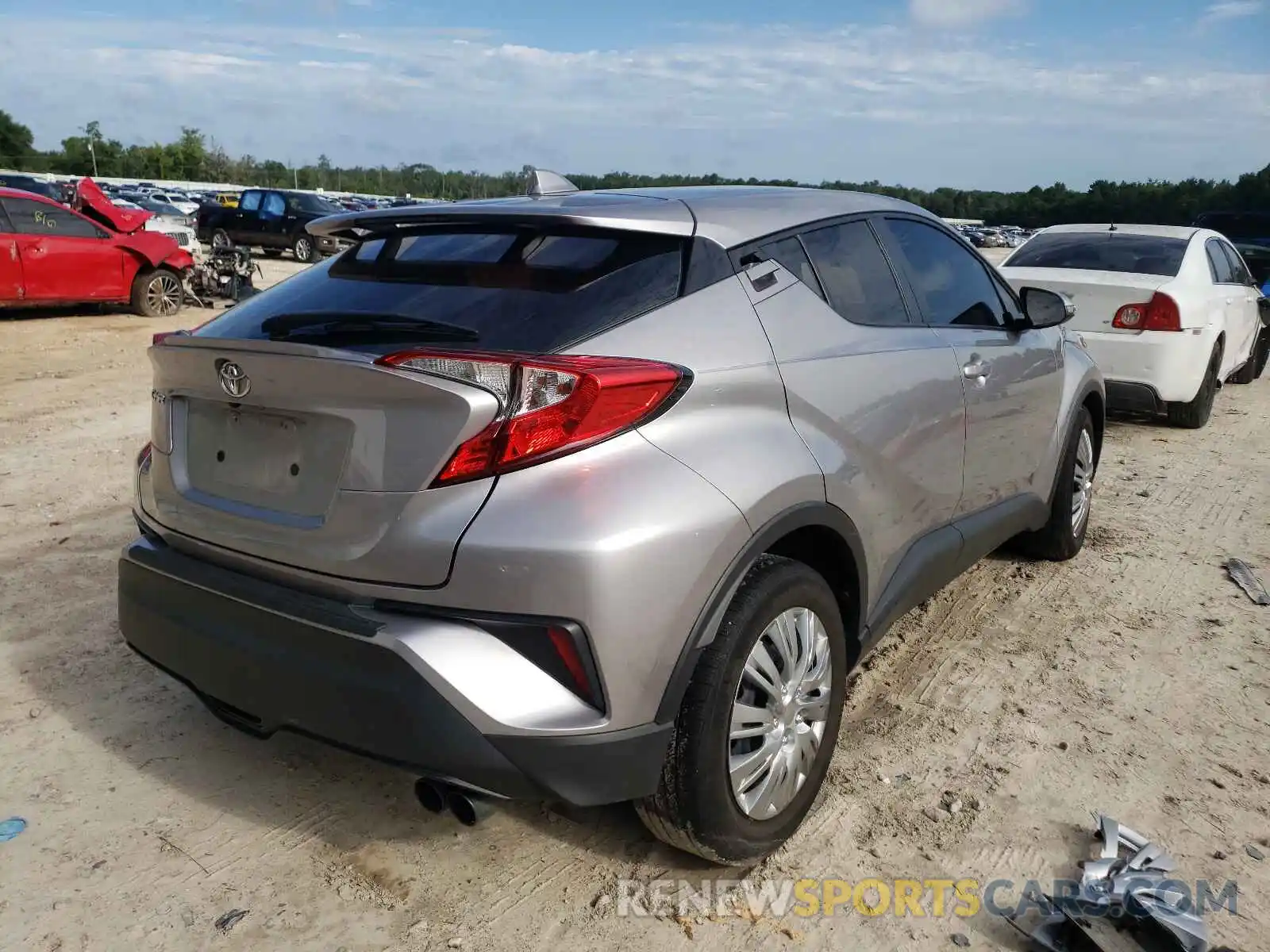 4 Фотография поврежденного автомобиля NMTKHMBX0KR076920 TOYOTA C-HR 2019