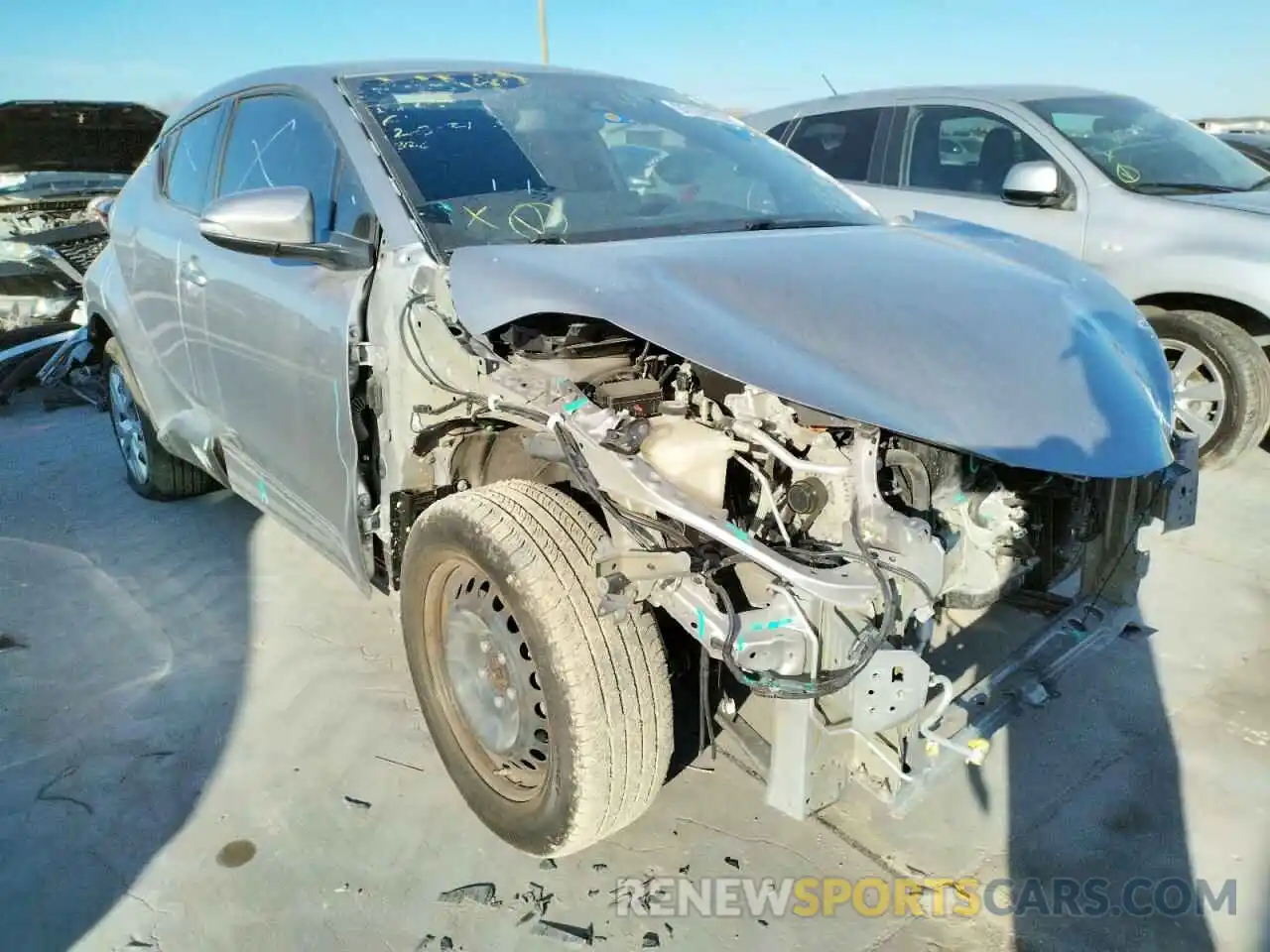 1 Photograph of a damaged car NMTKHMBX0KR077842 TOYOTA C-HR 2019