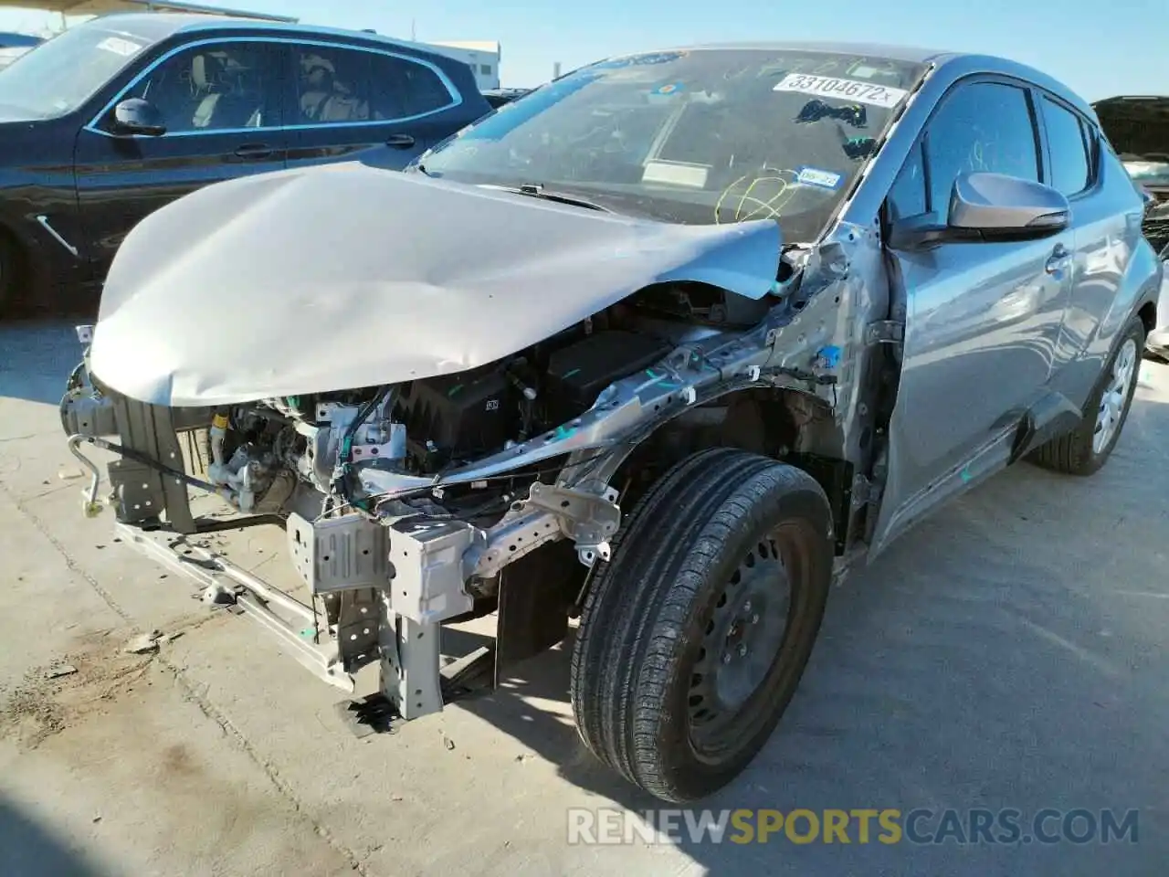 2 Фотография поврежденного автомобиля NMTKHMBX0KR077842 TOYOTA C-HR 2019