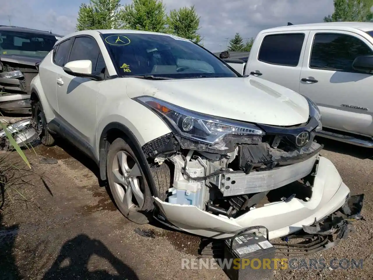 1 Photograph of a damaged car NMTKHMBX0KR078585 TOYOTA C-HR 2019