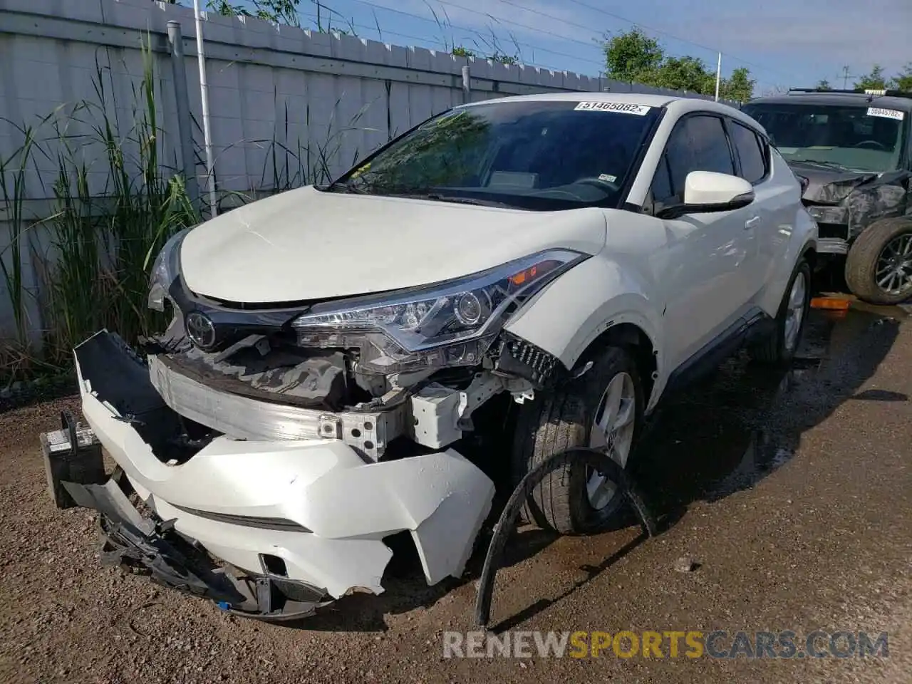 2 Photograph of a damaged car NMTKHMBX0KR078585 TOYOTA C-HR 2019