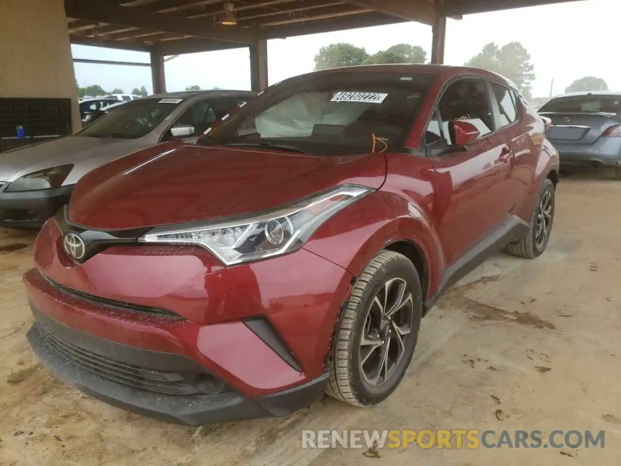 2 Photograph of a damaged car NMTKHMBX0KR080479 TOYOTA C-HR 2019