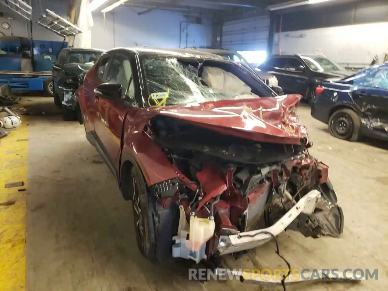 1 Photograph of a damaged car NMTKHMBX0KR081633 TOYOTA C-HR 2019