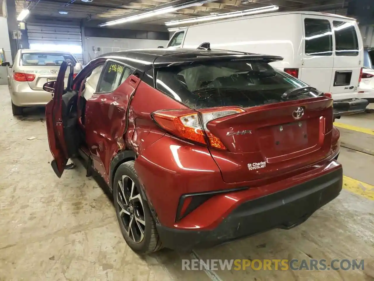 3 Photograph of a damaged car NMTKHMBX0KR081633 TOYOTA C-HR 2019