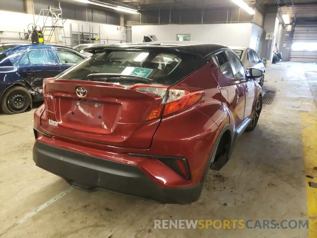 4 Photograph of a damaged car NMTKHMBX0KR081633 TOYOTA C-HR 2019