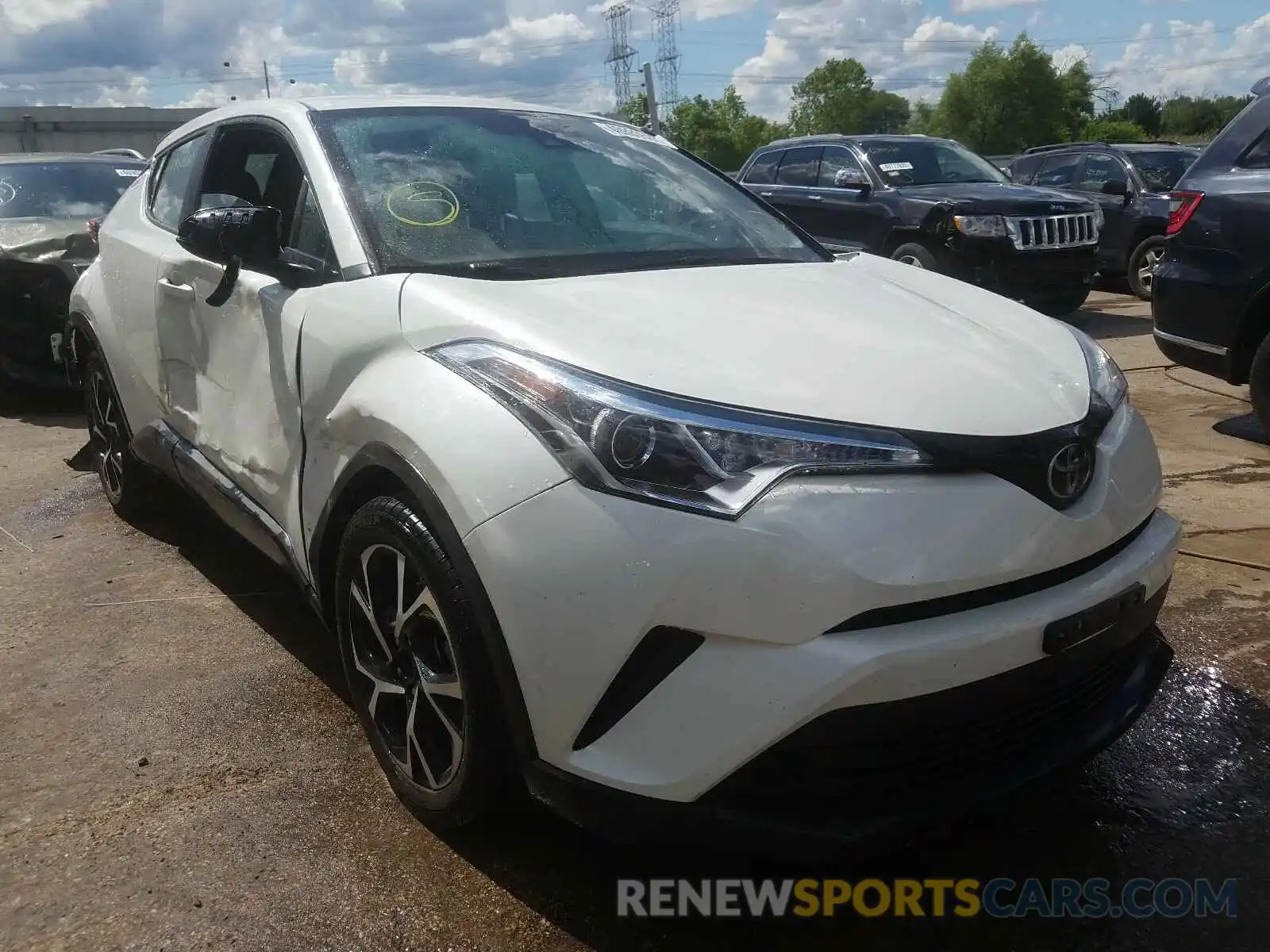 1 Photograph of a damaged car NMTKHMBX0KR081972 TOYOTA C-HR 2019