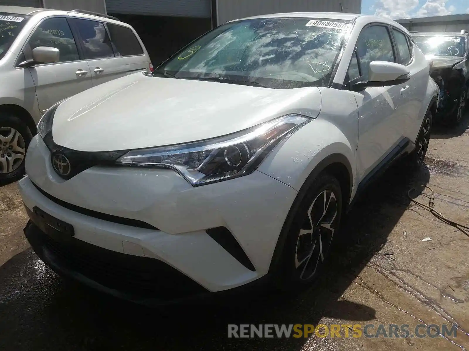 2 Photograph of a damaged car NMTKHMBX0KR081972 TOYOTA C-HR 2019