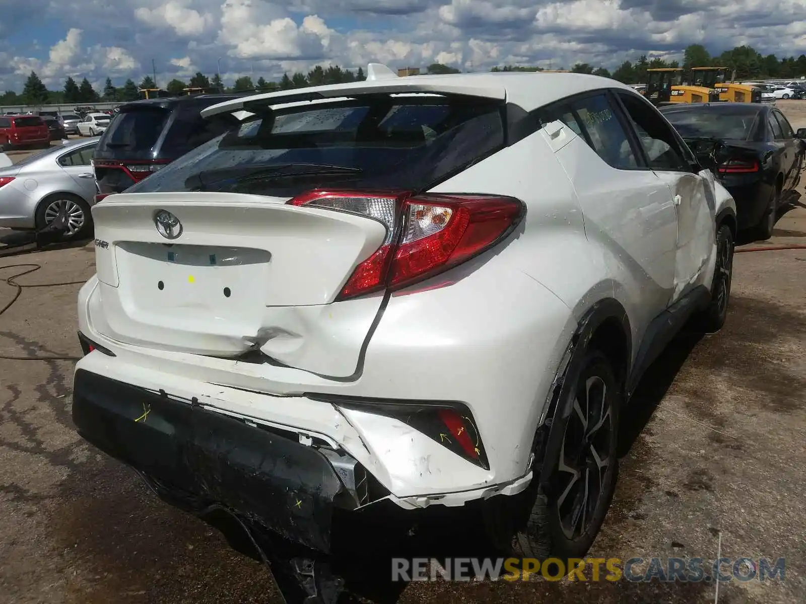 4 Photograph of a damaged car NMTKHMBX0KR081972 TOYOTA C-HR 2019