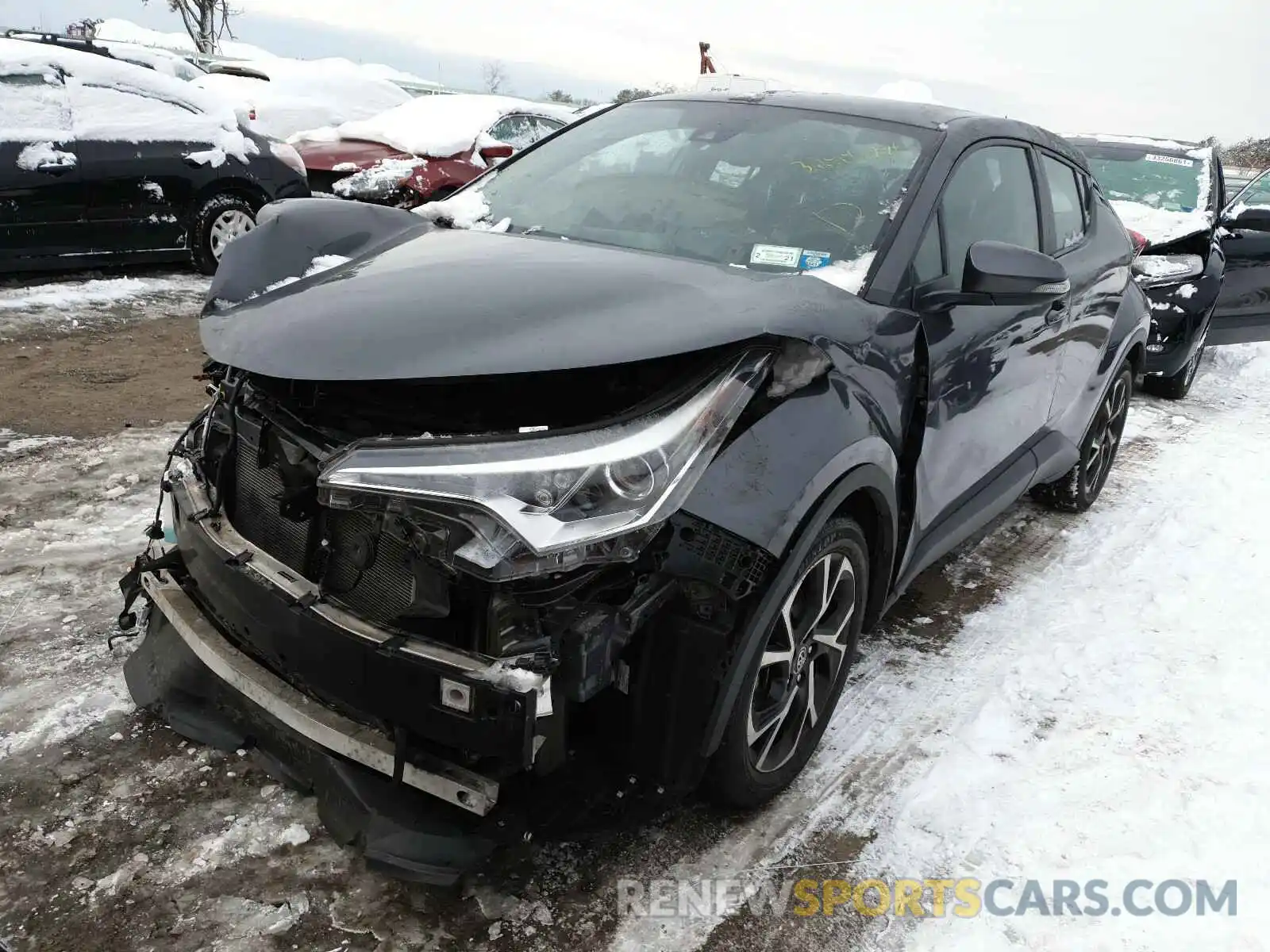 2 Фотография поврежденного автомобиля NMTKHMBX0KR082832 TOYOTA C-HR 2019