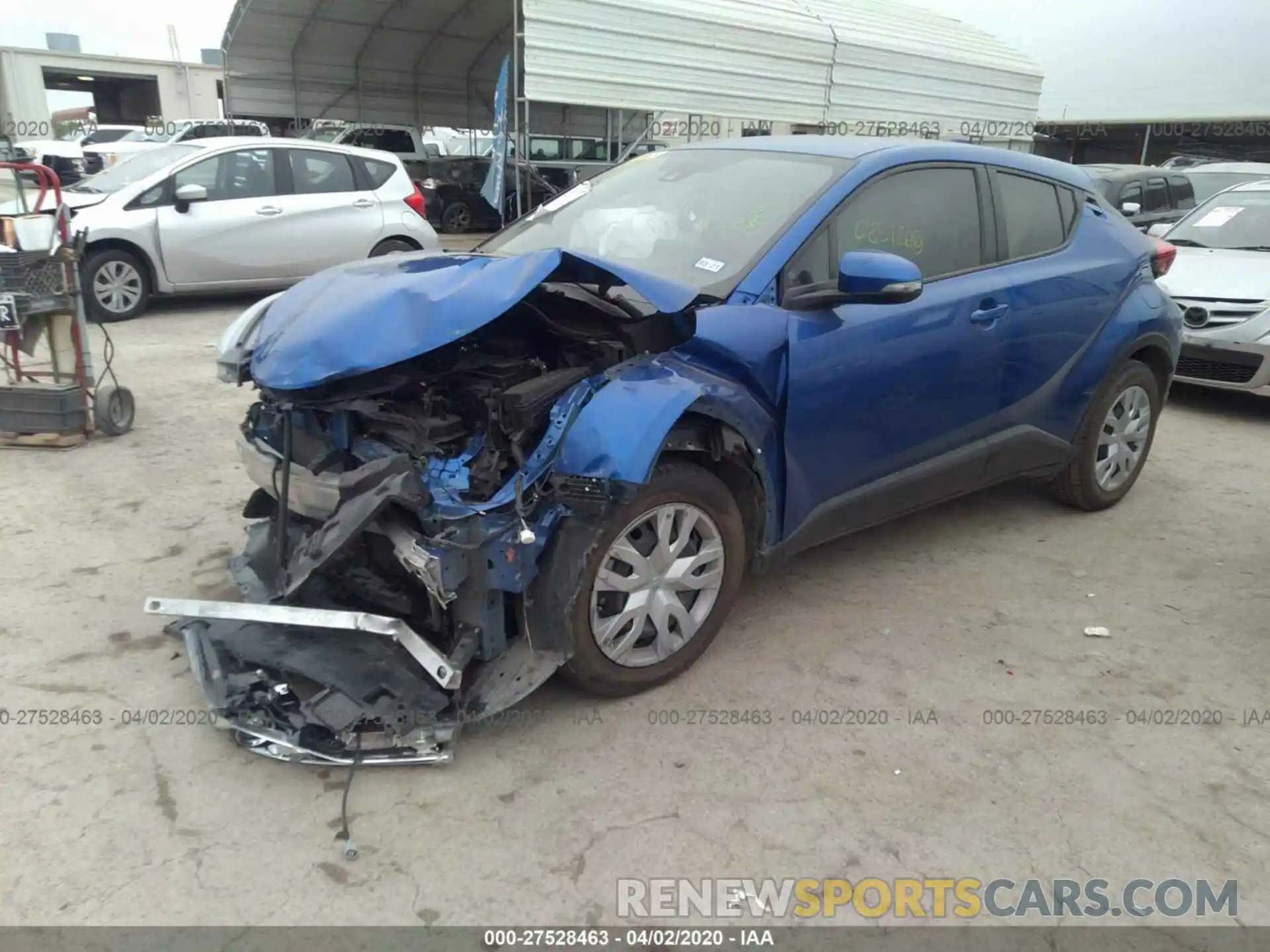 2 Photograph of a damaged car NMTKHMBX0KR083186 TOYOTA C-HR 2019