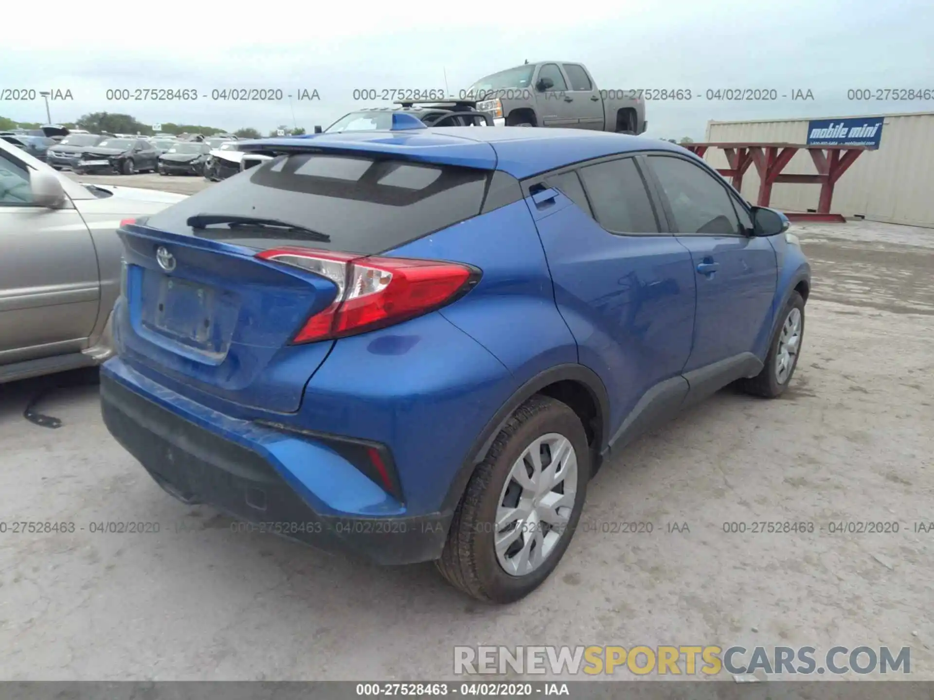 4 Photograph of a damaged car NMTKHMBX0KR083186 TOYOTA C-HR 2019