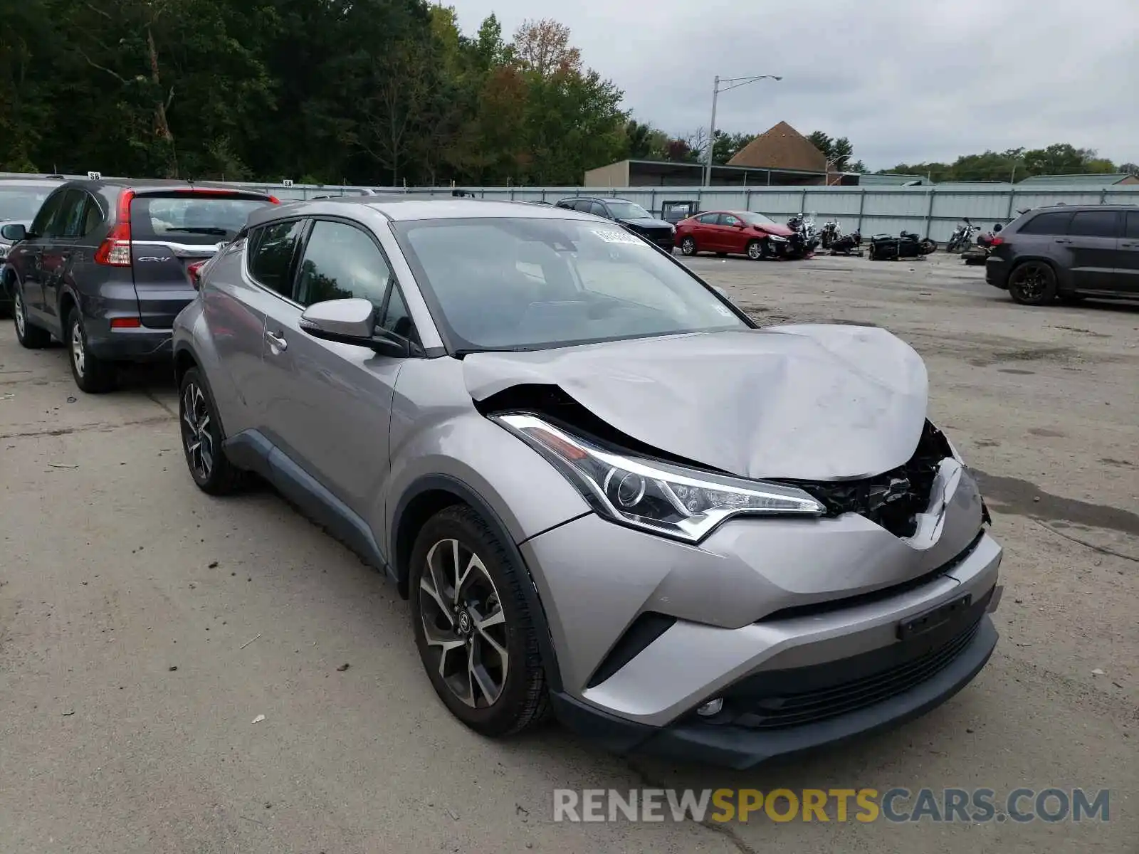 1 Photograph of a damaged car NMTKHMBX0KR084239 TOYOTA C-HR 2019