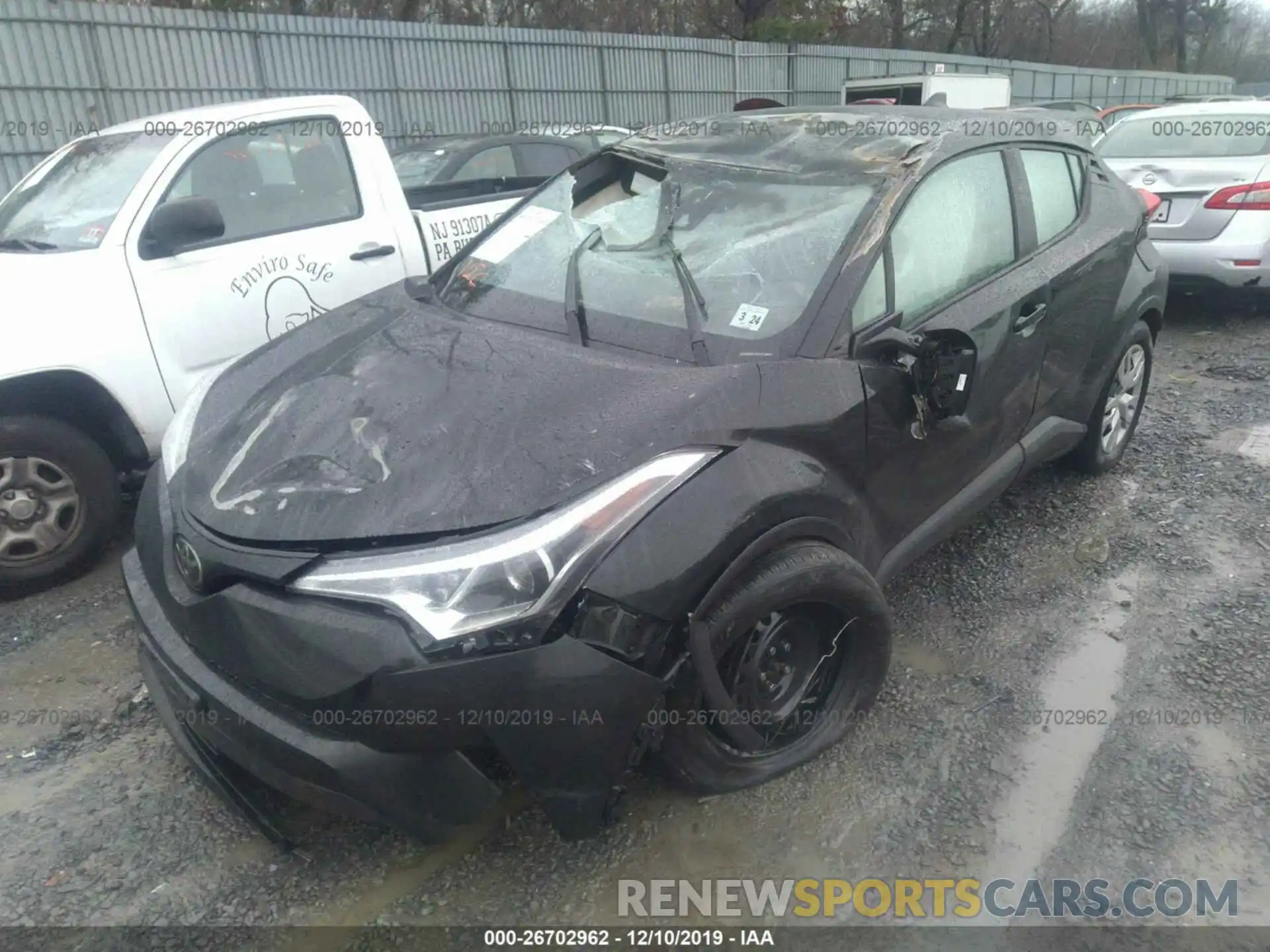 2 Фотография поврежденного автомобиля NMTKHMBX0KR086363 TOYOTA C-HR 2019