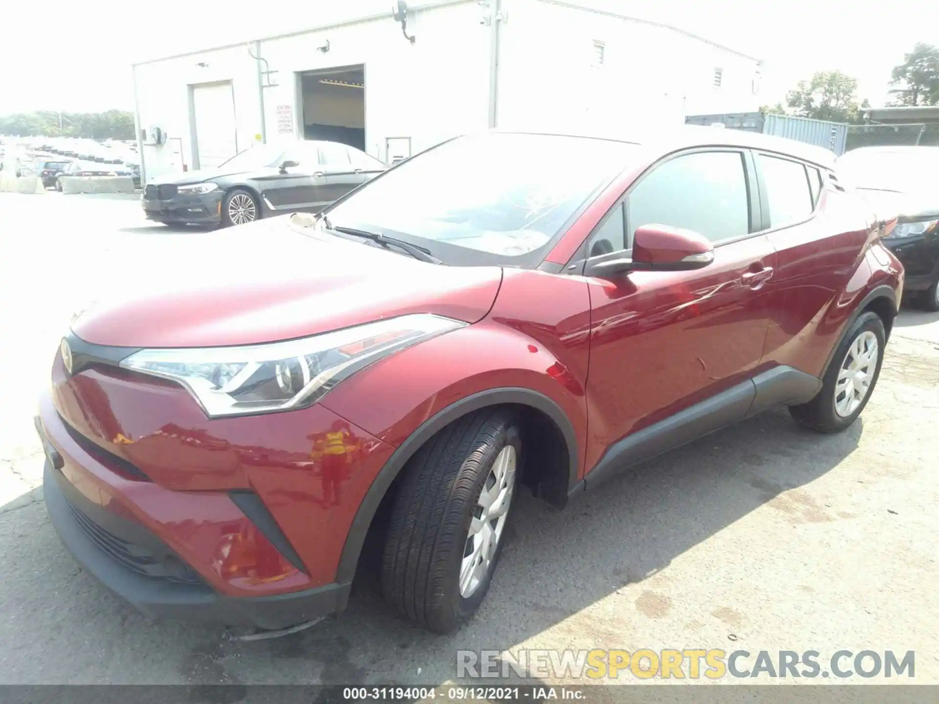 2 Photograph of a damaged car NMTKHMBX0KR086704 TOYOTA C-HR 2019