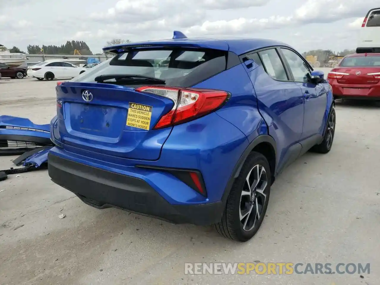 4 Photograph of a damaged car NMTKHMBX0KR087738 TOYOTA C-HR 2019