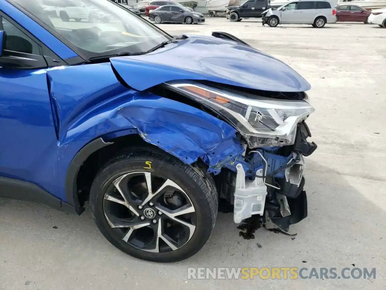 9 Фотография поврежденного автомобиля NMTKHMBX0KR087738 TOYOTA C-HR 2019