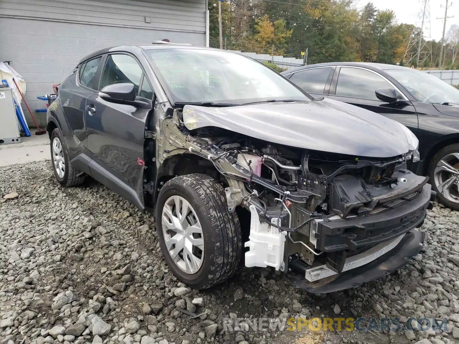 1 Photograph of a damaged car NMTKHMBX0KR088209 TOYOTA C-HR 2019