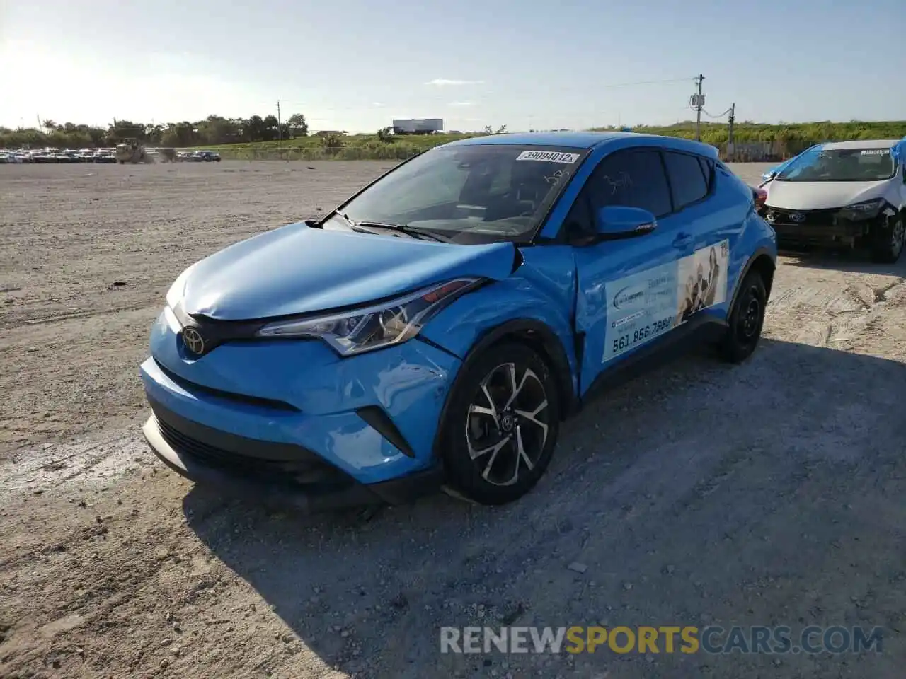 2 Photograph of a damaged car NMTKHMBX0KR088694 TOYOTA C-HR 2019