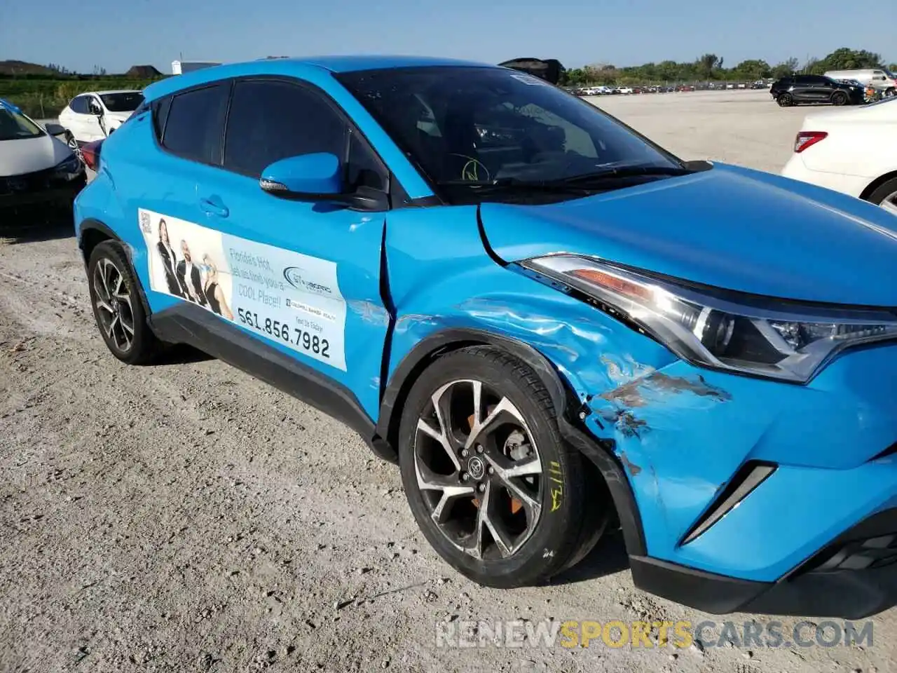 9 Photograph of a damaged car NMTKHMBX0KR088694 TOYOTA C-HR 2019