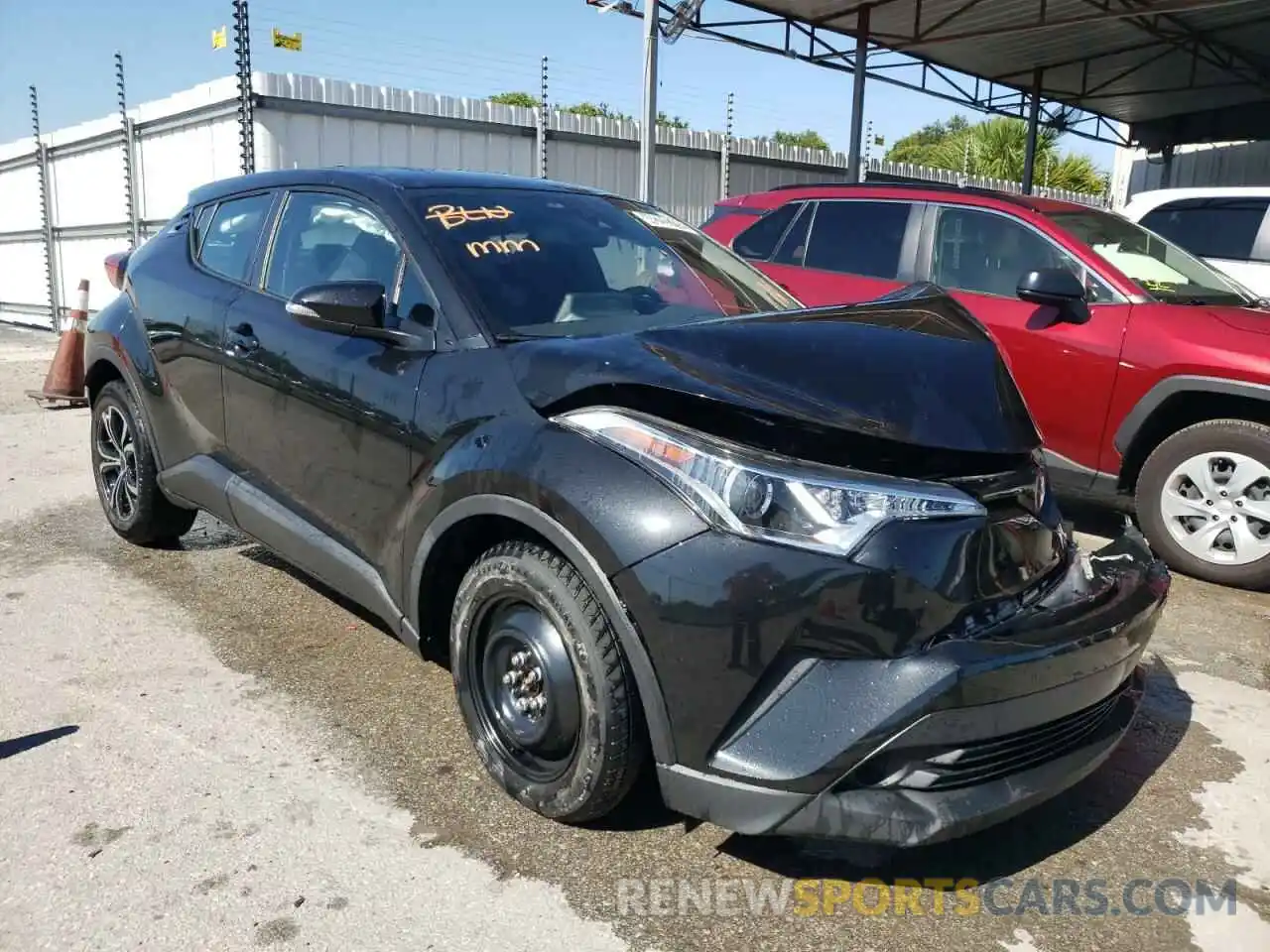 1 Photograph of a damaged car NMTKHMBX0KR088789 TOYOTA C-HR 2019