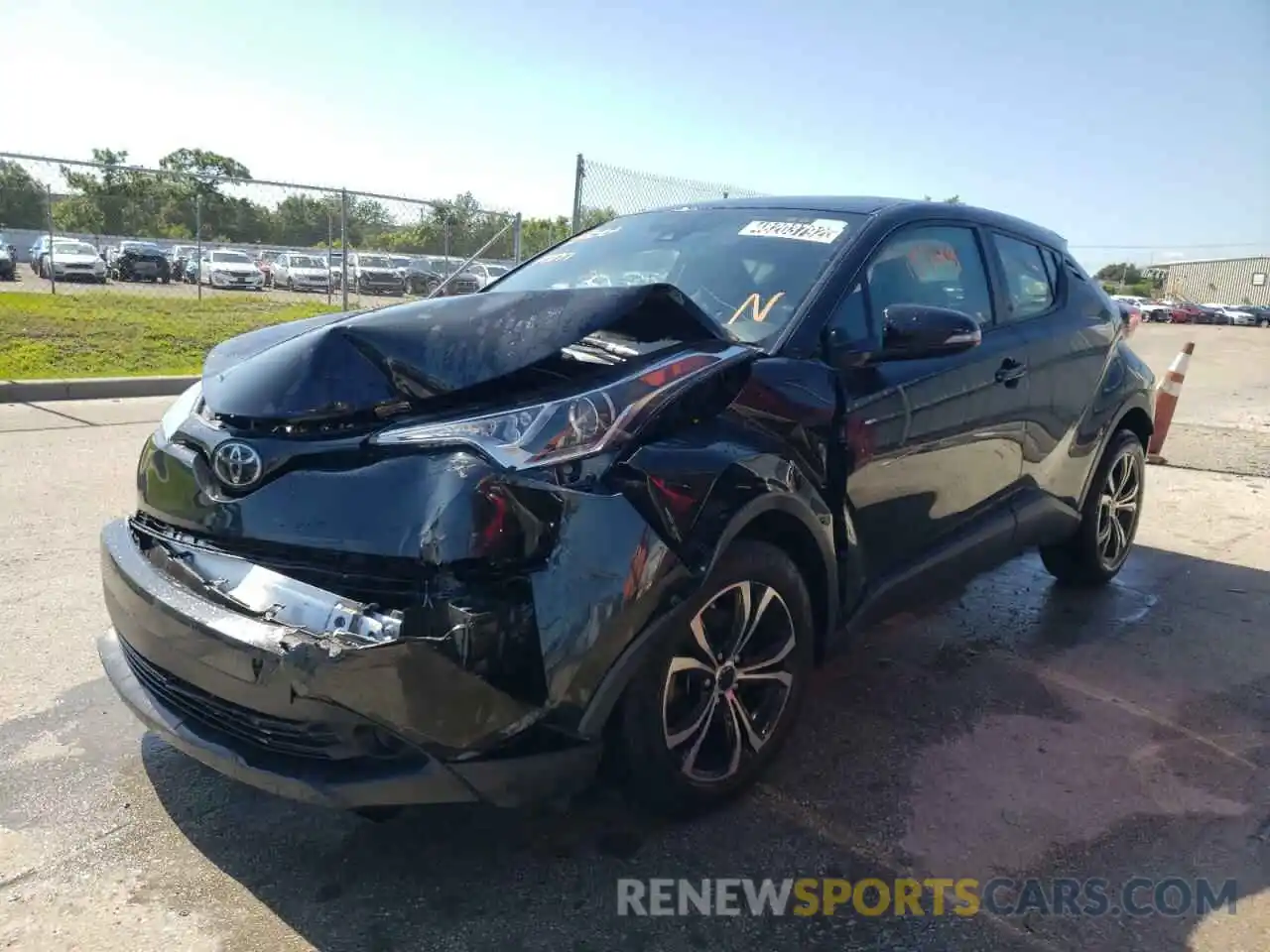 2 Photograph of a damaged car NMTKHMBX0KR088789 TOYOTA C-HR 2019