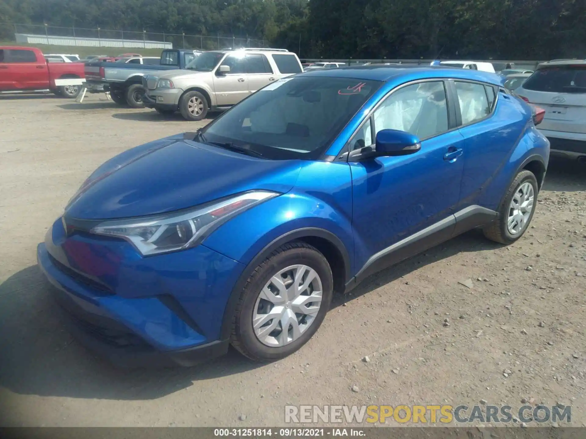 2 Photograph of a damaged car NMTKHMBX0KR088906 TOYOTA C-HR 2019