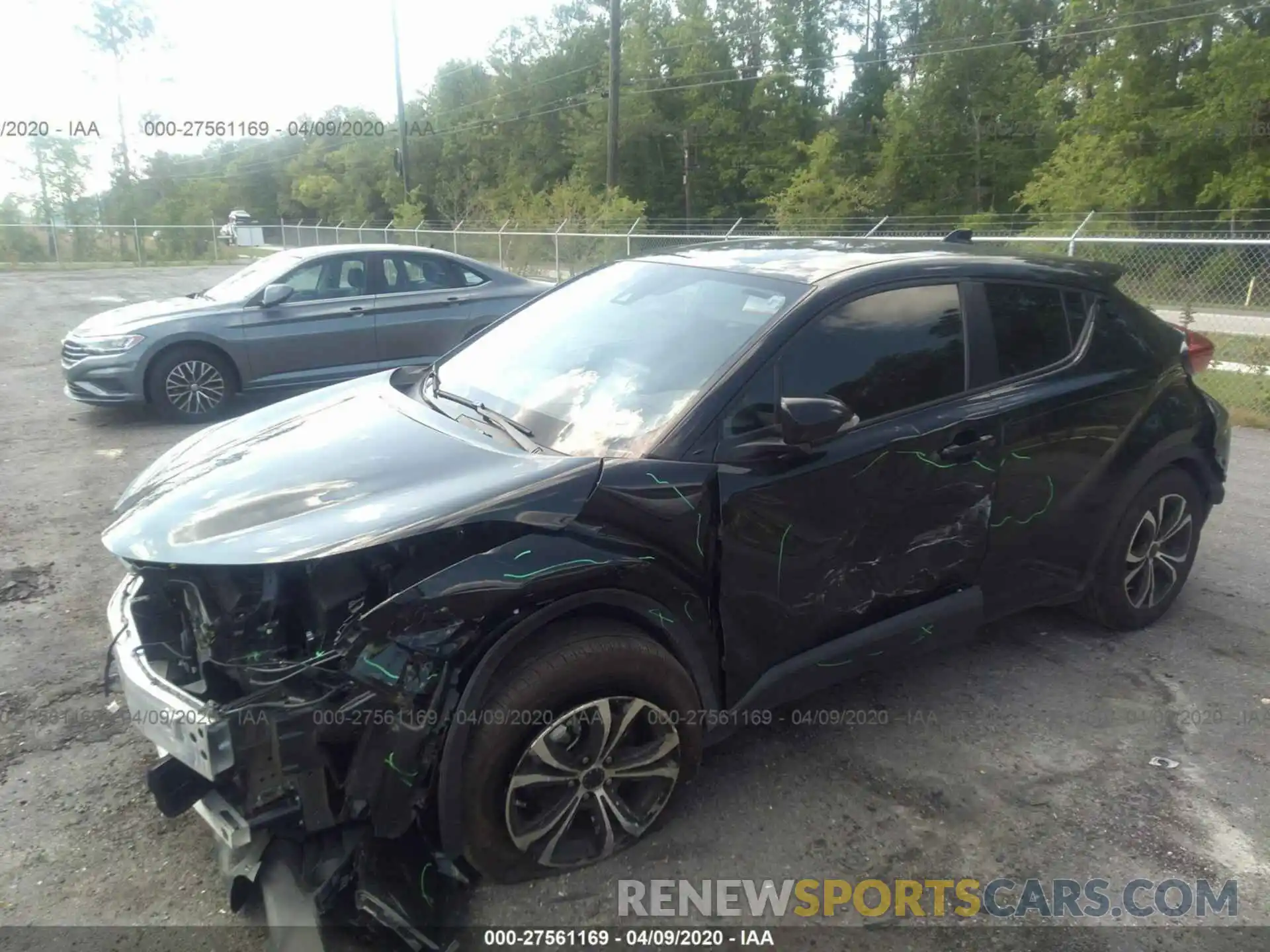 2 Фотография поврежденного автомобиля NMTKHMBX0KR089117 TOYOTA C-HR 2019