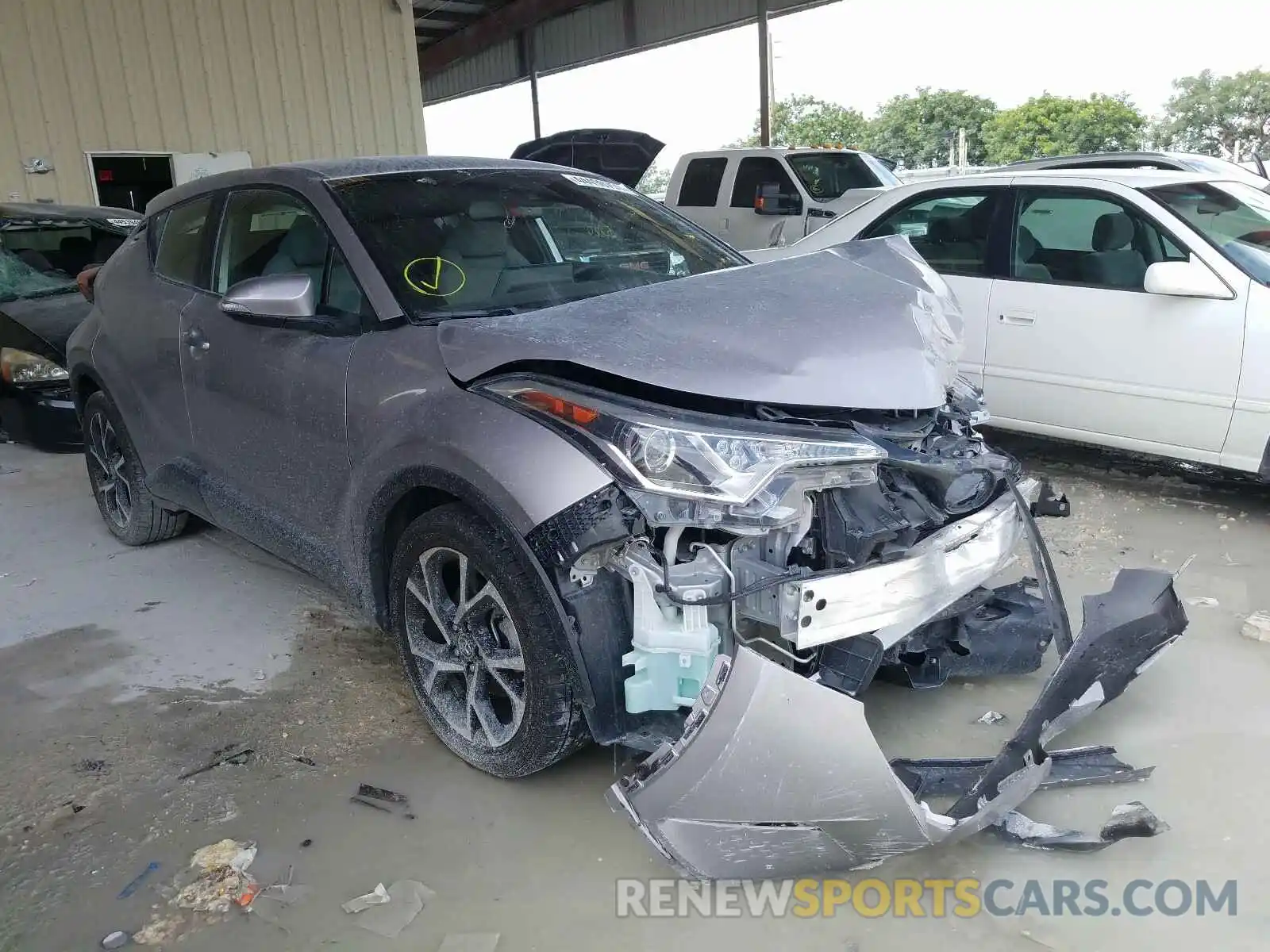 1 Photograph of a damaged car NMTKHMBX0KR089358 TOYOTA C-HR 2019