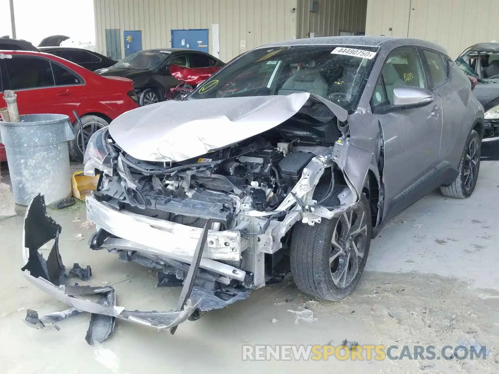 2 Photograph of a damaged car NMTKHMBX0KR089358 TOYOTA C-HR 2019