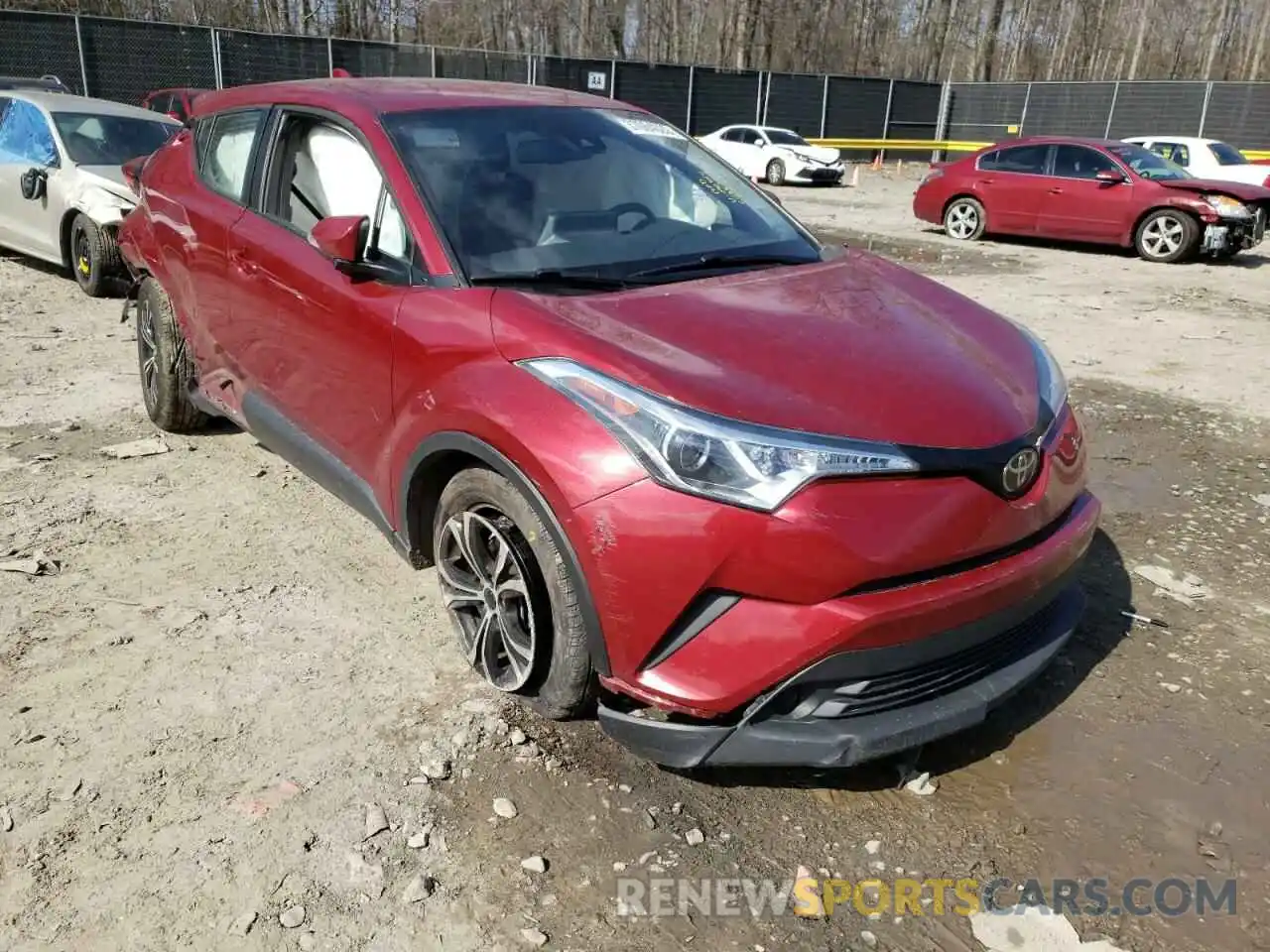 1 Фотография поврежденного автомобиля NMTKHMBX0KR090364 TOYOTA C-HR 2019