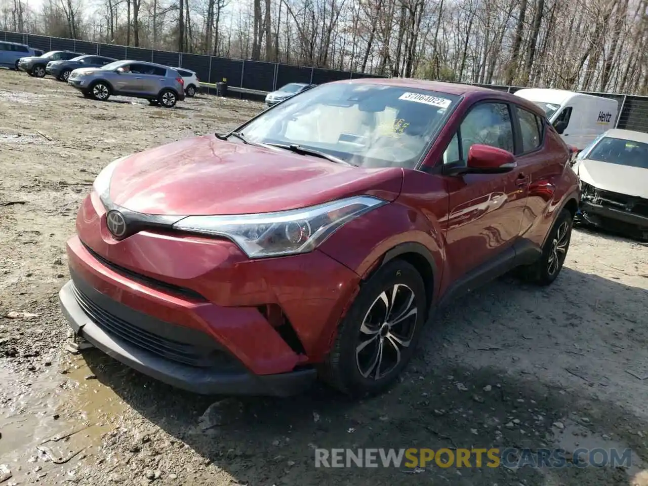 2 Фотография поврежденного автомобиля NMTKHMBX0KR090364 TOYOTA C-HR 2019