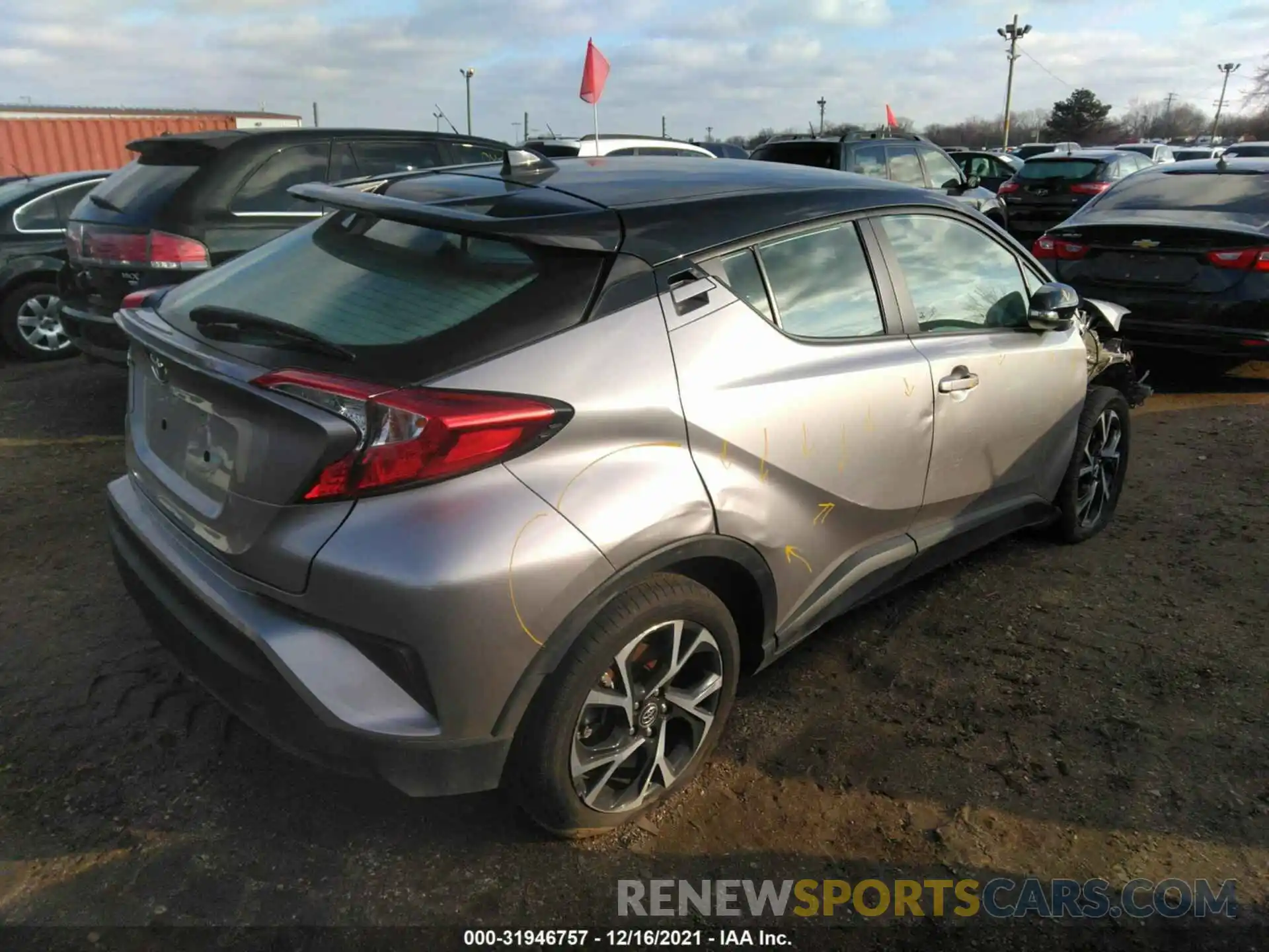 4 Photograph of a damaged car NMTKHMBX0KR090963 TOYOTA C-HR 2019