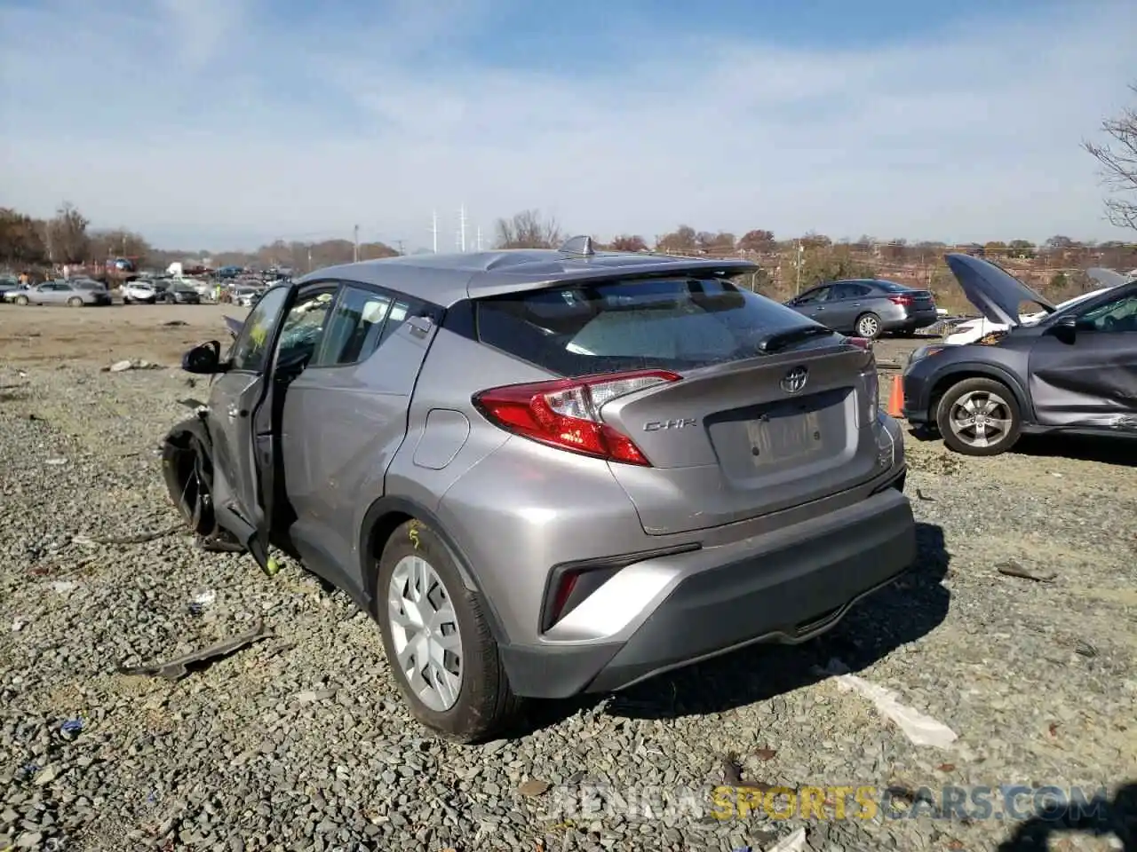 3 Photograph of a damaged car NMTKHMBX0KR091238 TOYOTA C-HR 2019