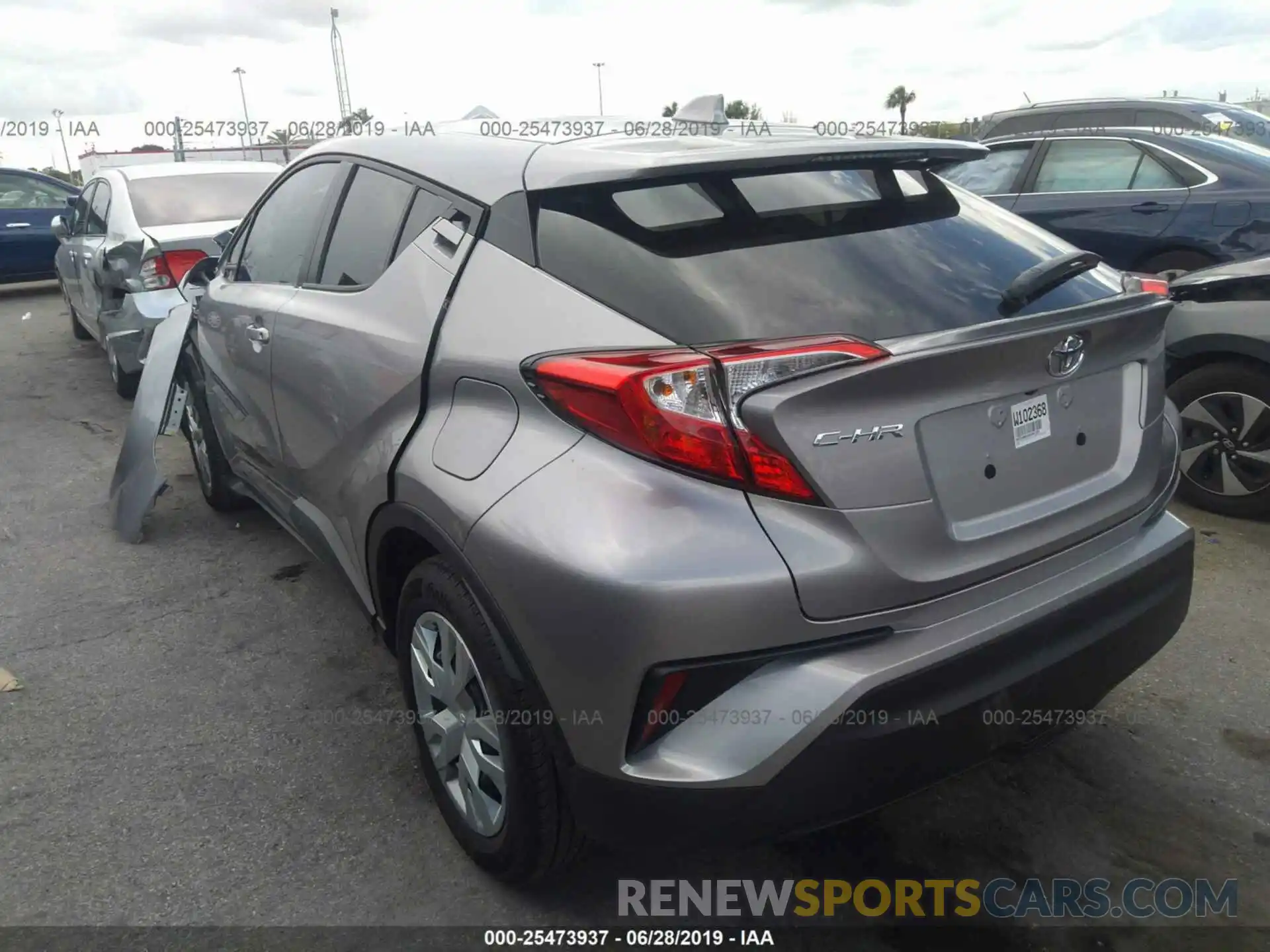 3 Photograph of a damaged car NMTKHMBX0KR091255 TOYOTA C-HR 2019