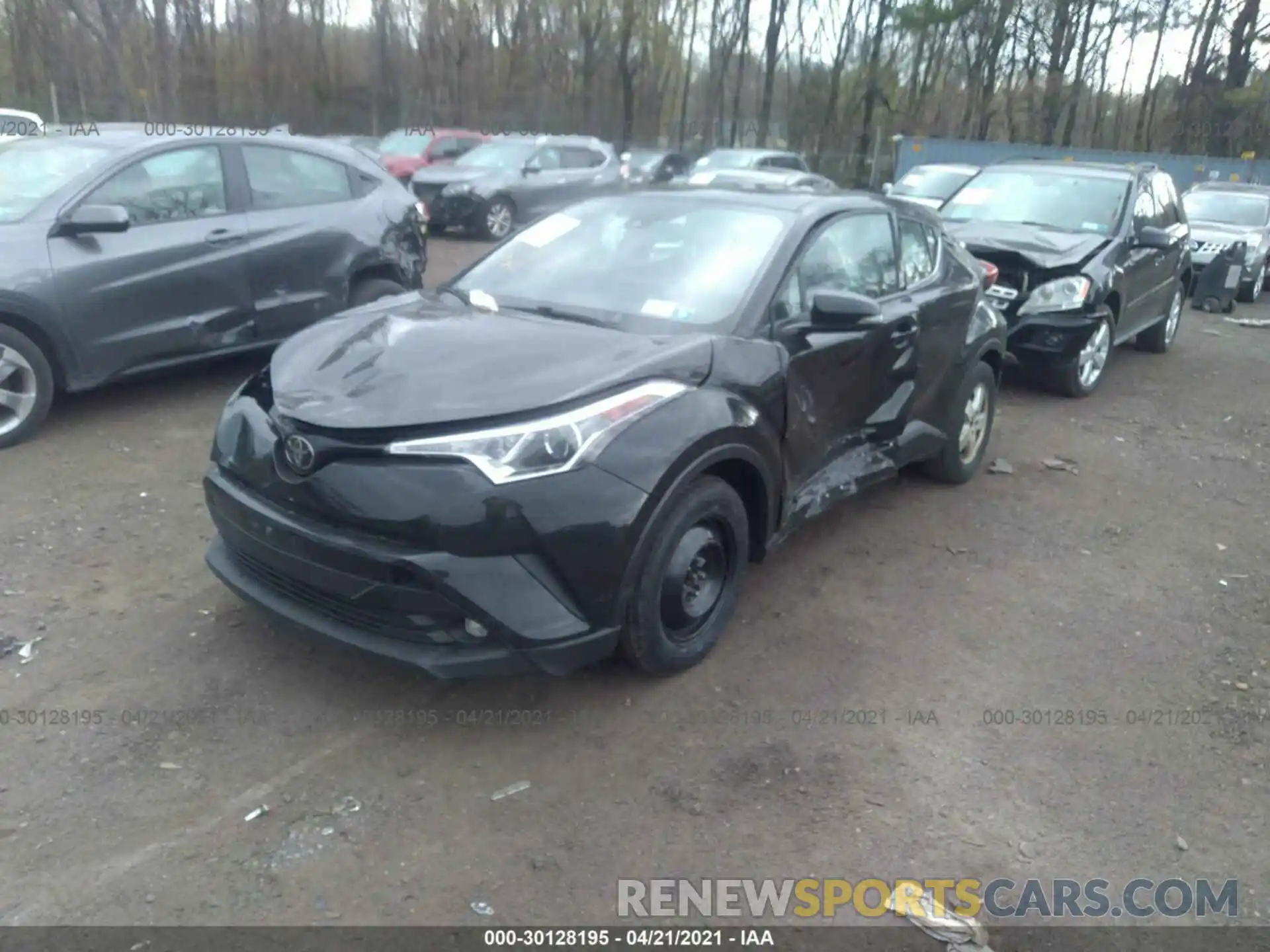 2 Фотография поврежденного автомобиля NMTKHMBX0KR091594 TOYOTA C-HR 2019