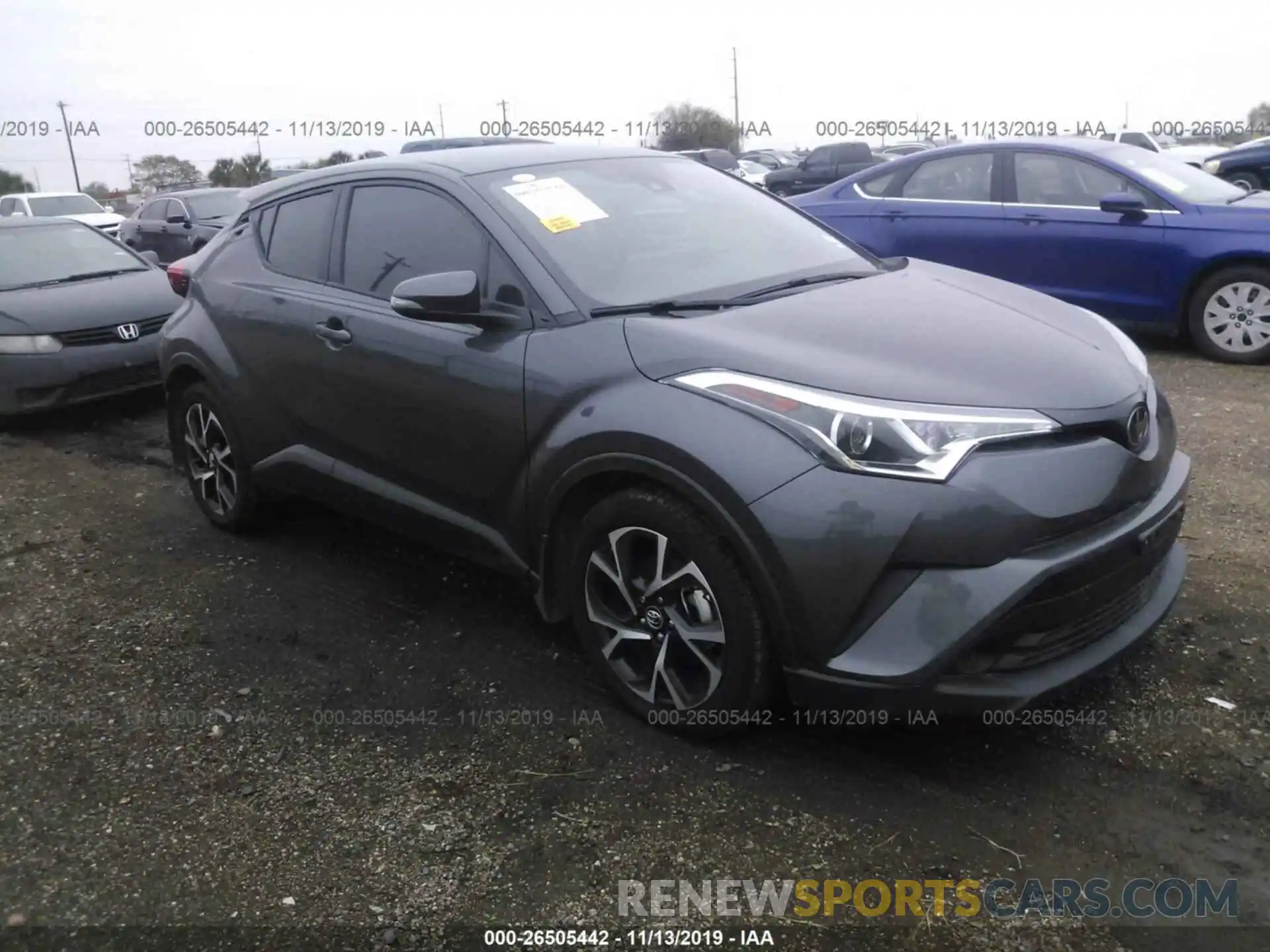 1 Фотография поврежденного автомобиля NMTKHMBX0KR091921 TOYOTA C-HR 2019