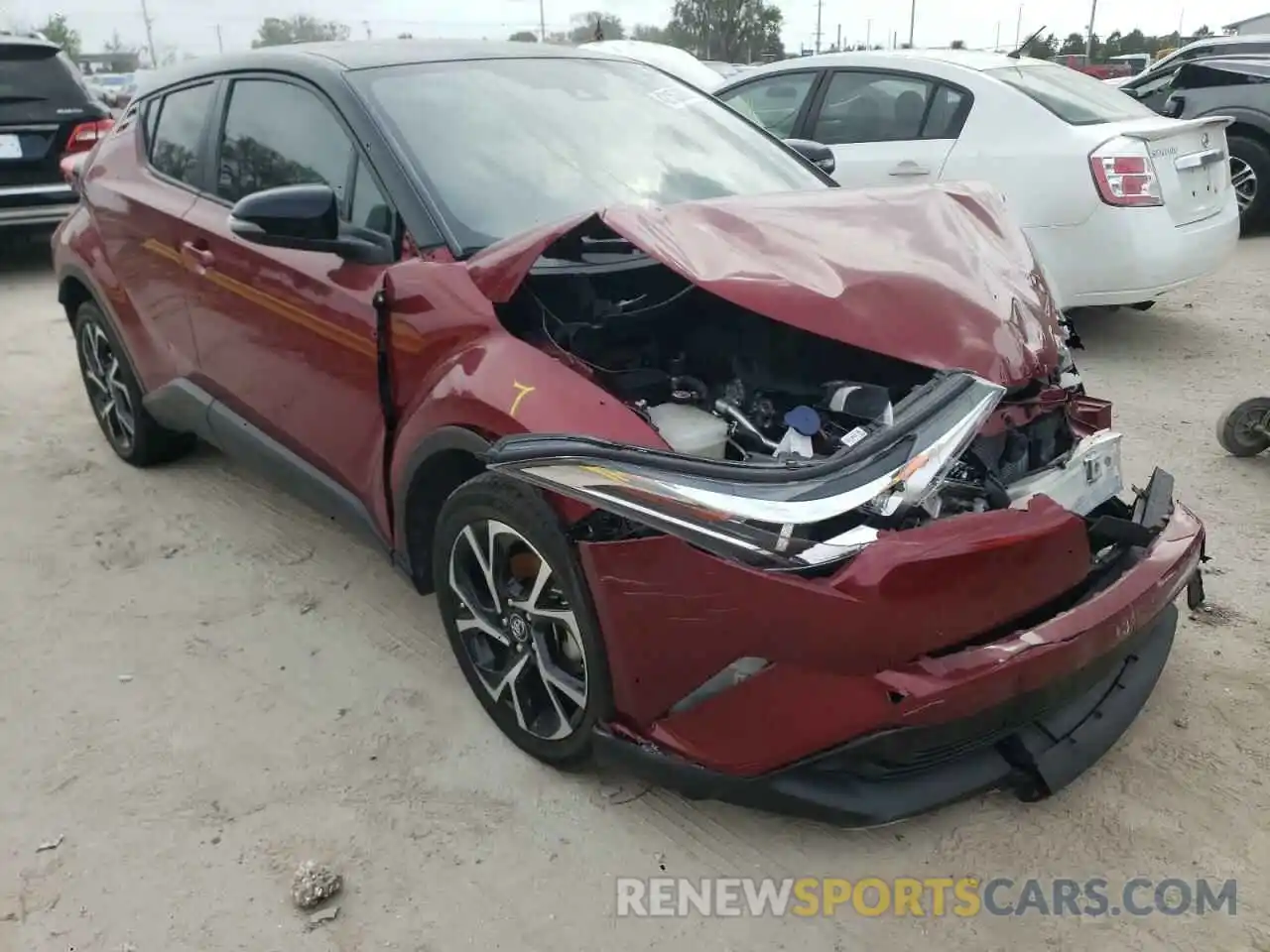 1 Photograph of a damaged car NMTKHMBX0KR093314 TOYOTA C-HR 2019