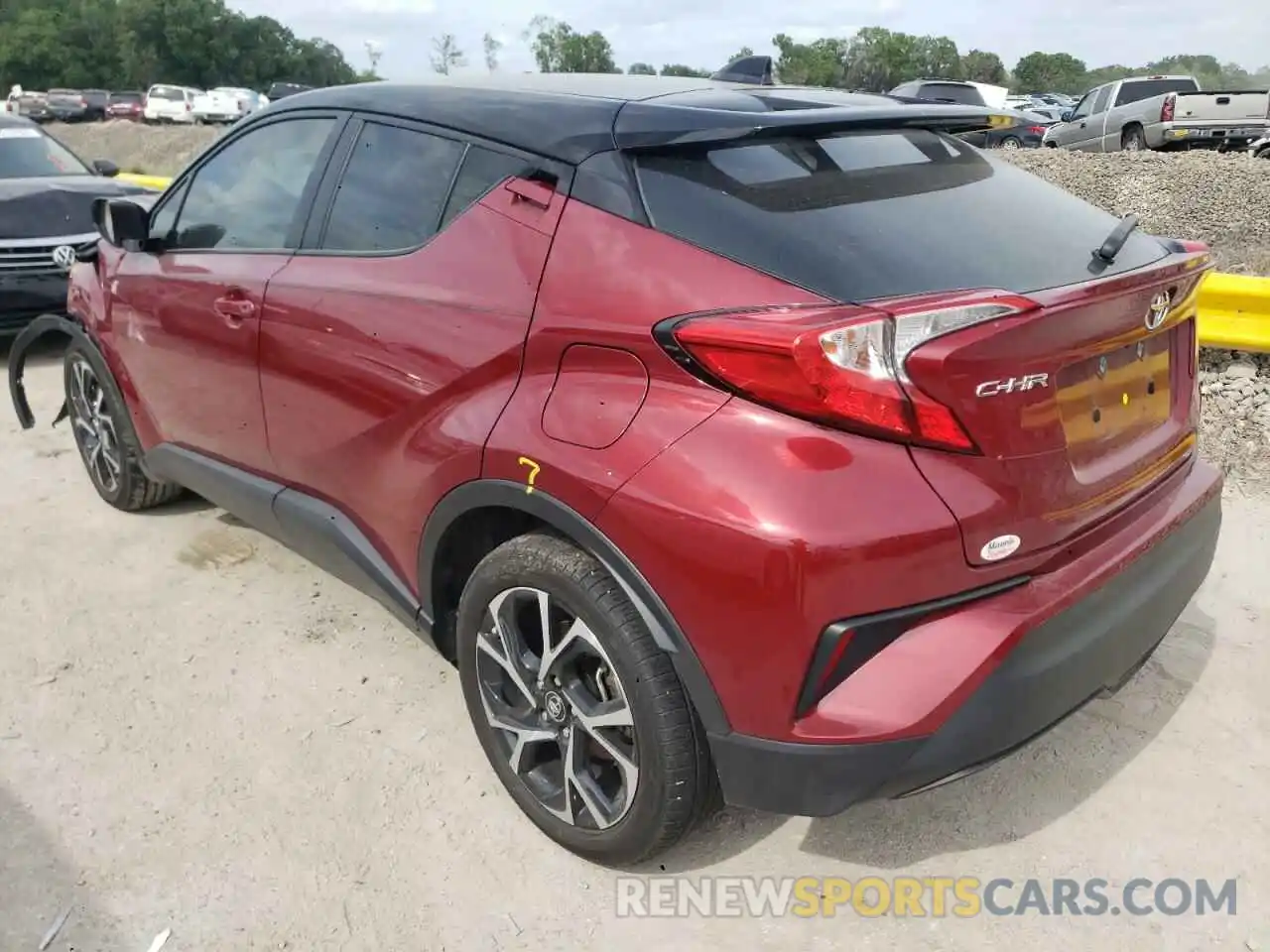 3 Photograph of a damaged car NMTKHMBX0KR093314 TOYOTA C-HR 2019