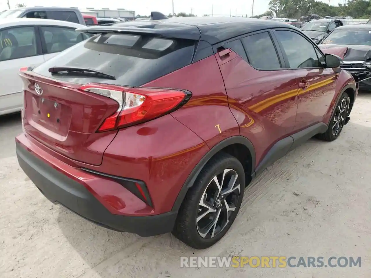 4 Photograph of a damaged car NMTKHMBX0KR093314 TOYOTA C-HR 2019