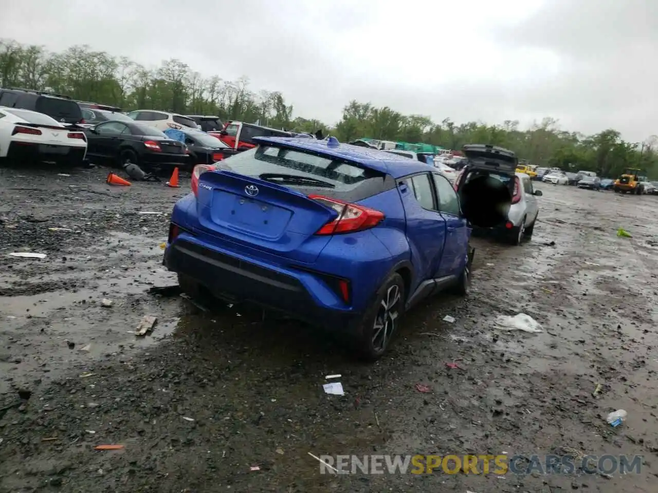 4 Photograph of a damaged car NMTKHMBX0KR093586 TOYOTA C-HR 2019