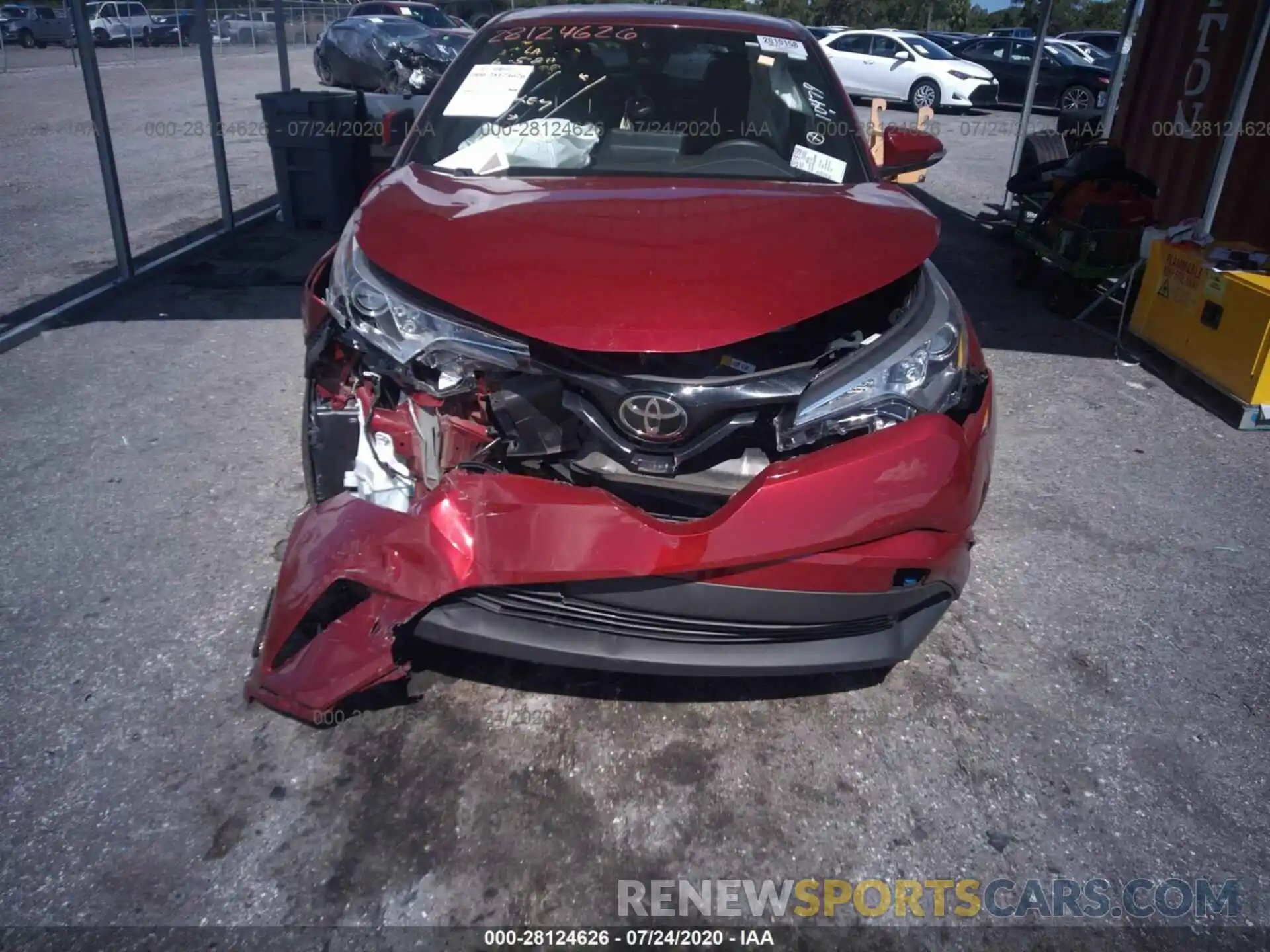 6 Photograph of a damaged car NMTKHMBX0KR093698 TOYOTA C-HR 2019